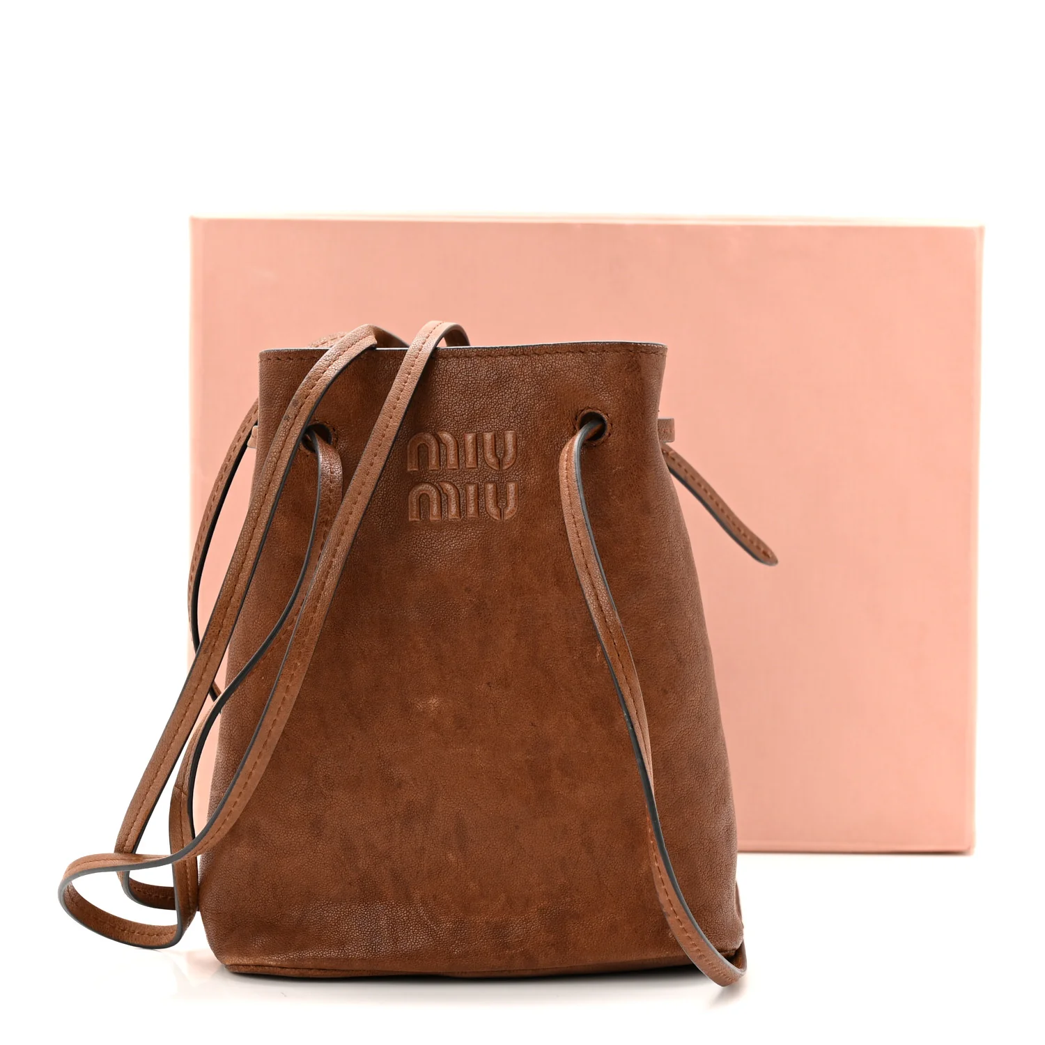 Distressed Nappa Pouch Oak - Image 10