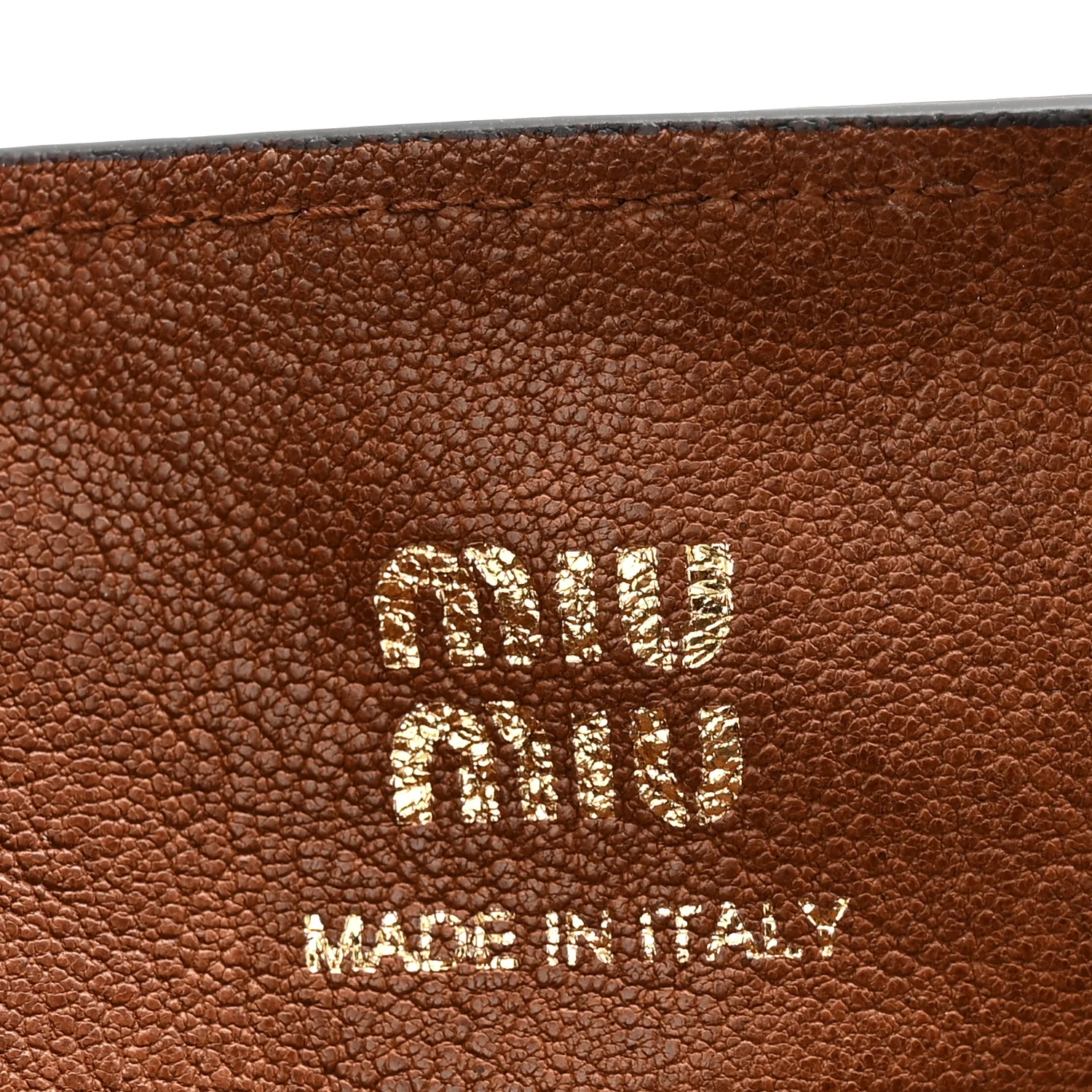 Distressed Nappa Pouch Oak - Image 6