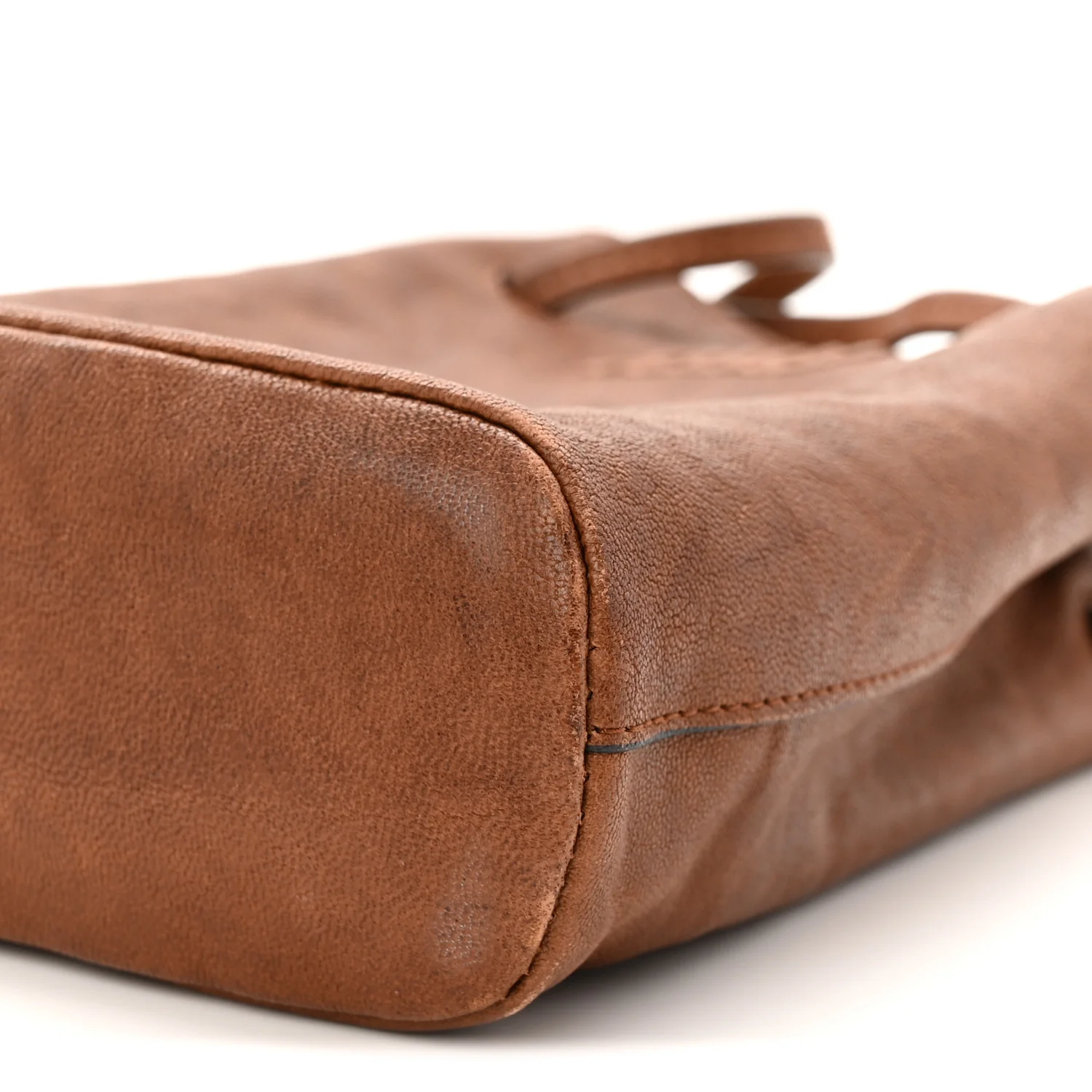 Distressed Nappa Pouch Oak - Image 9