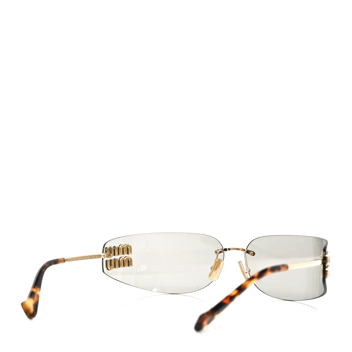 Metal Aube Sunglasses SMUA51 Gold Light Grey - Image 4