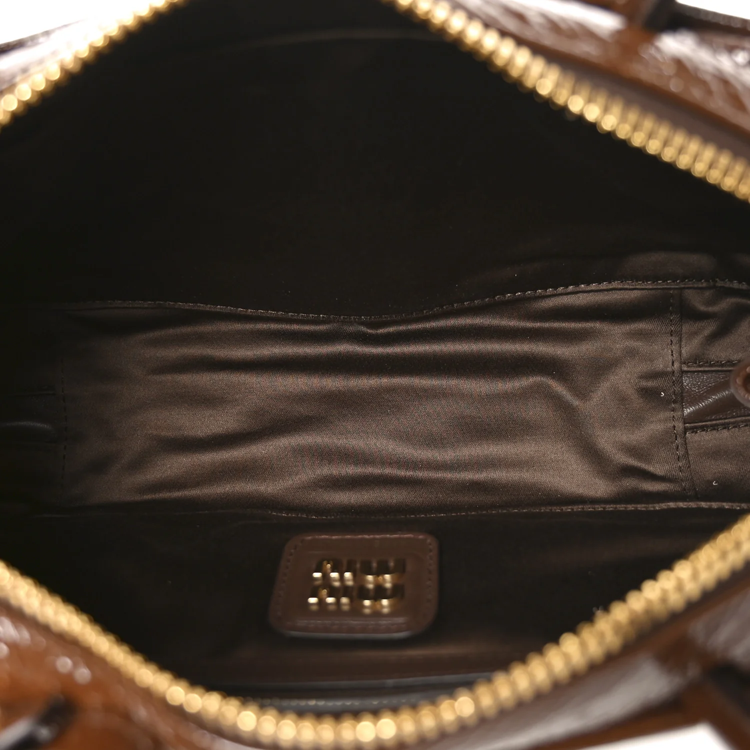 Naplak Patent Small Beau Top Handle Bag Palissandro - Image 5