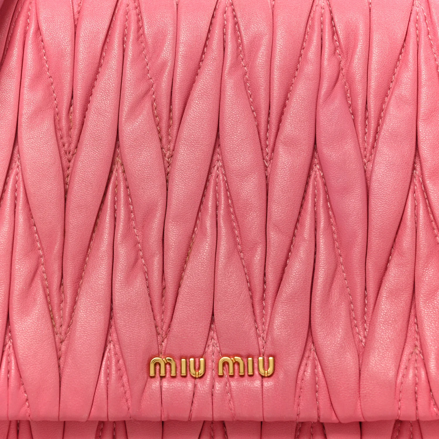 Nappa Matelasse Chain Crossbody Geranio - Image 8