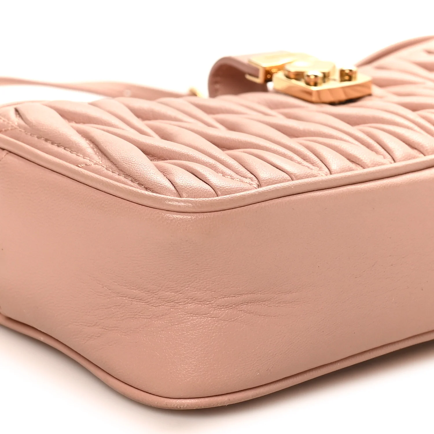 Nappa Matelasse Crossbody Bag Orchidea - Image 8