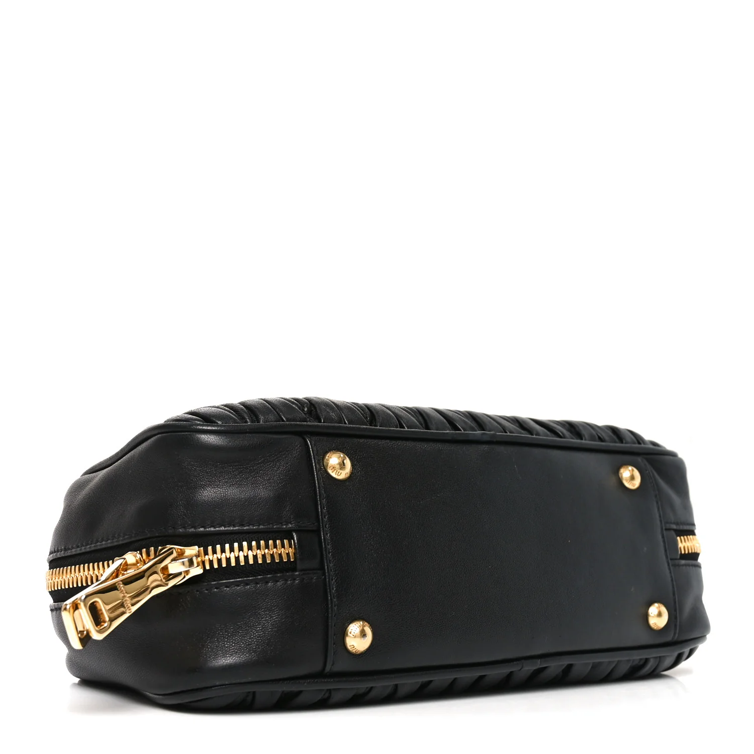 Nappa Matelasse Large Arcadie Top Handle Bag Black - Image 4