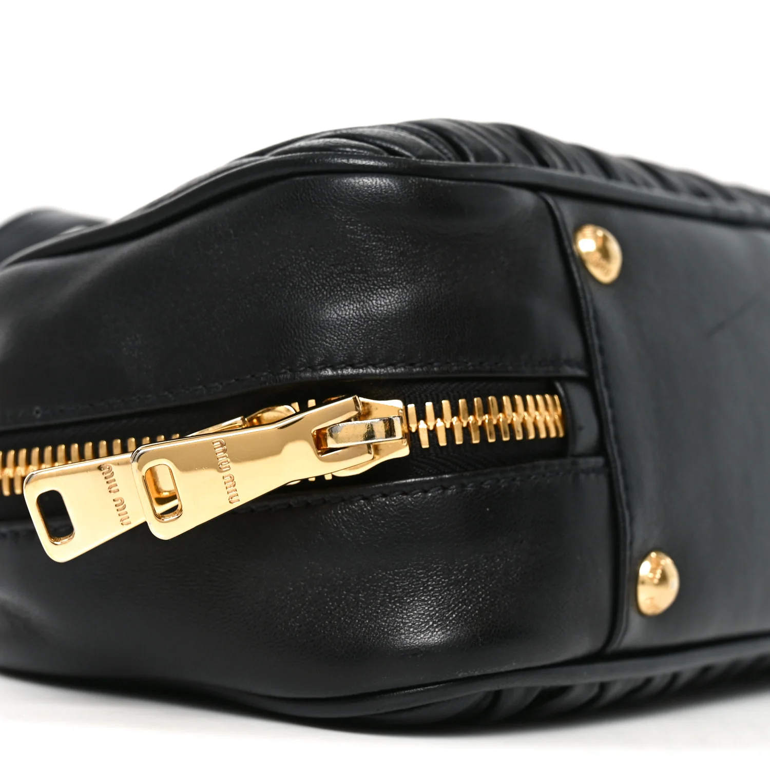Nappa Matelasse Large Arcadie Top Handle Bag Black - Image 9