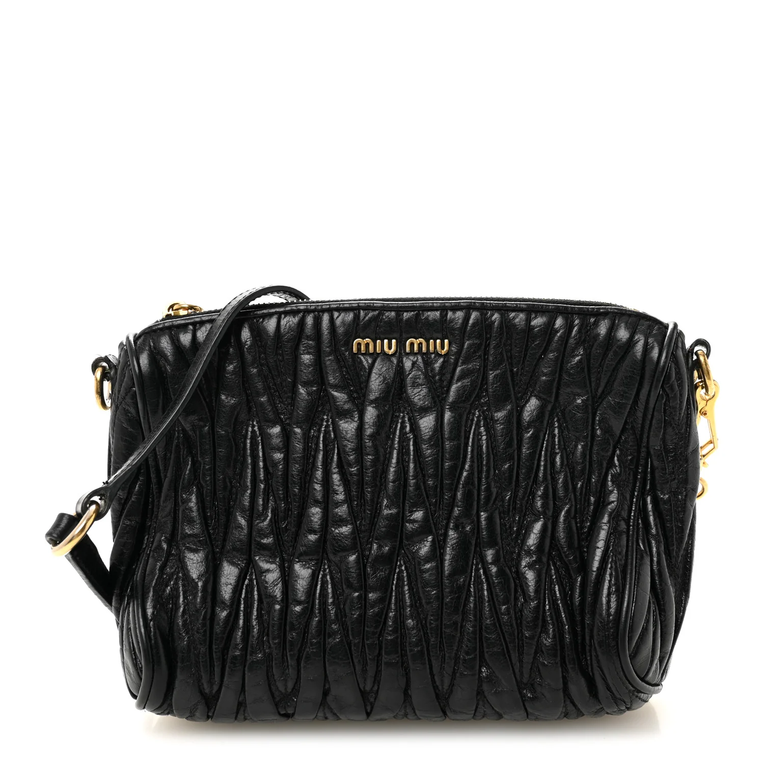 Nappa Matelasse Lux Shoulder Bag Black