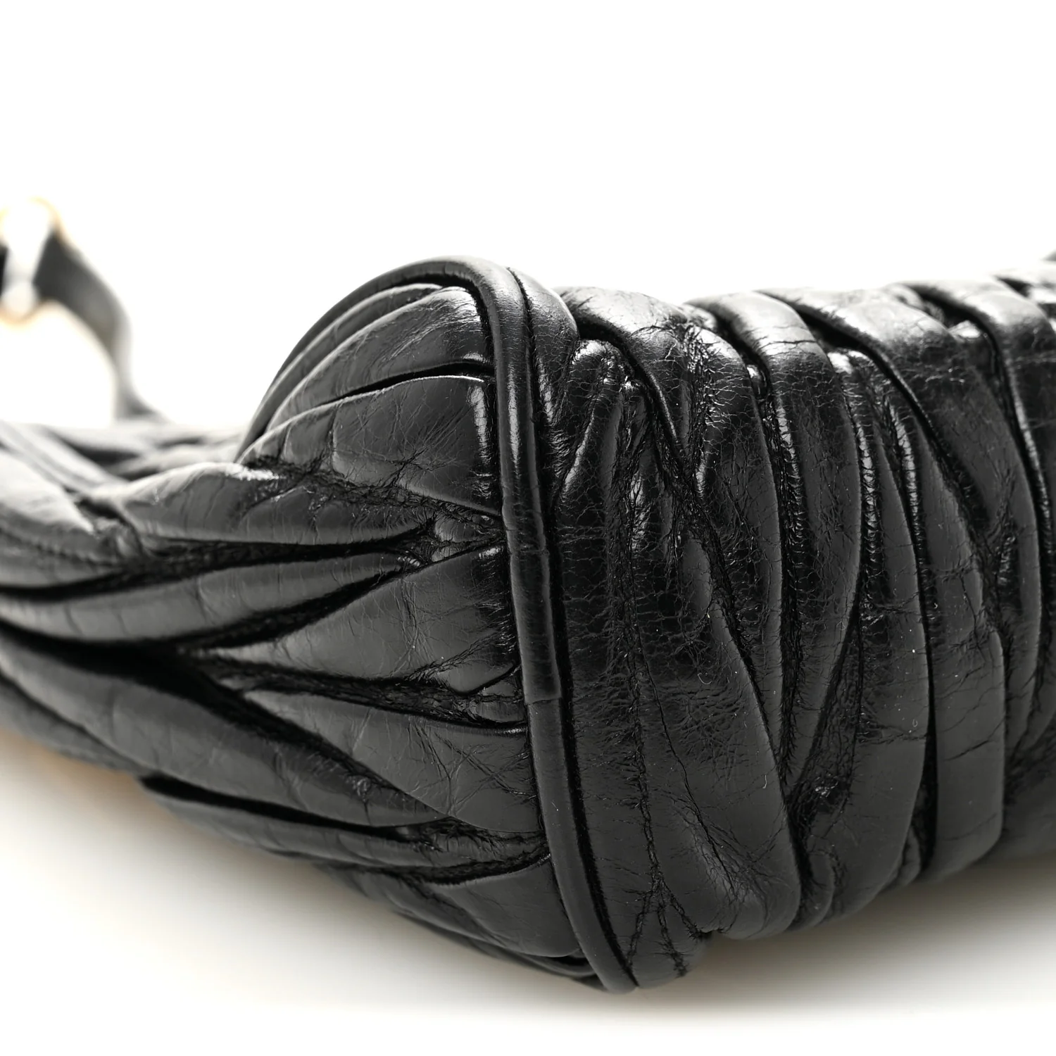 Nappa Matelasse Lux Shoulder Bag Black - Image 17