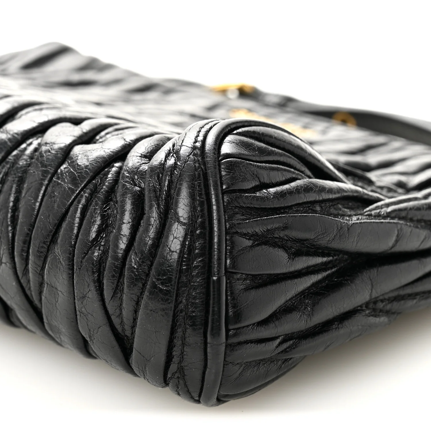 Nappa Matelasse Lux Shoulder Bag Black - Image 18