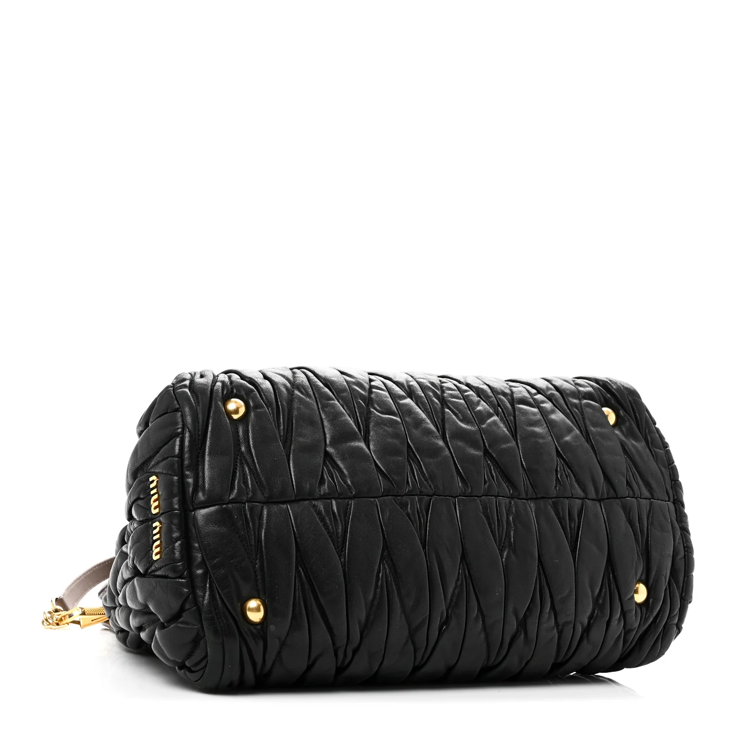 Nappa Matelasse Turnlock Hobo Black Brown - Image 4