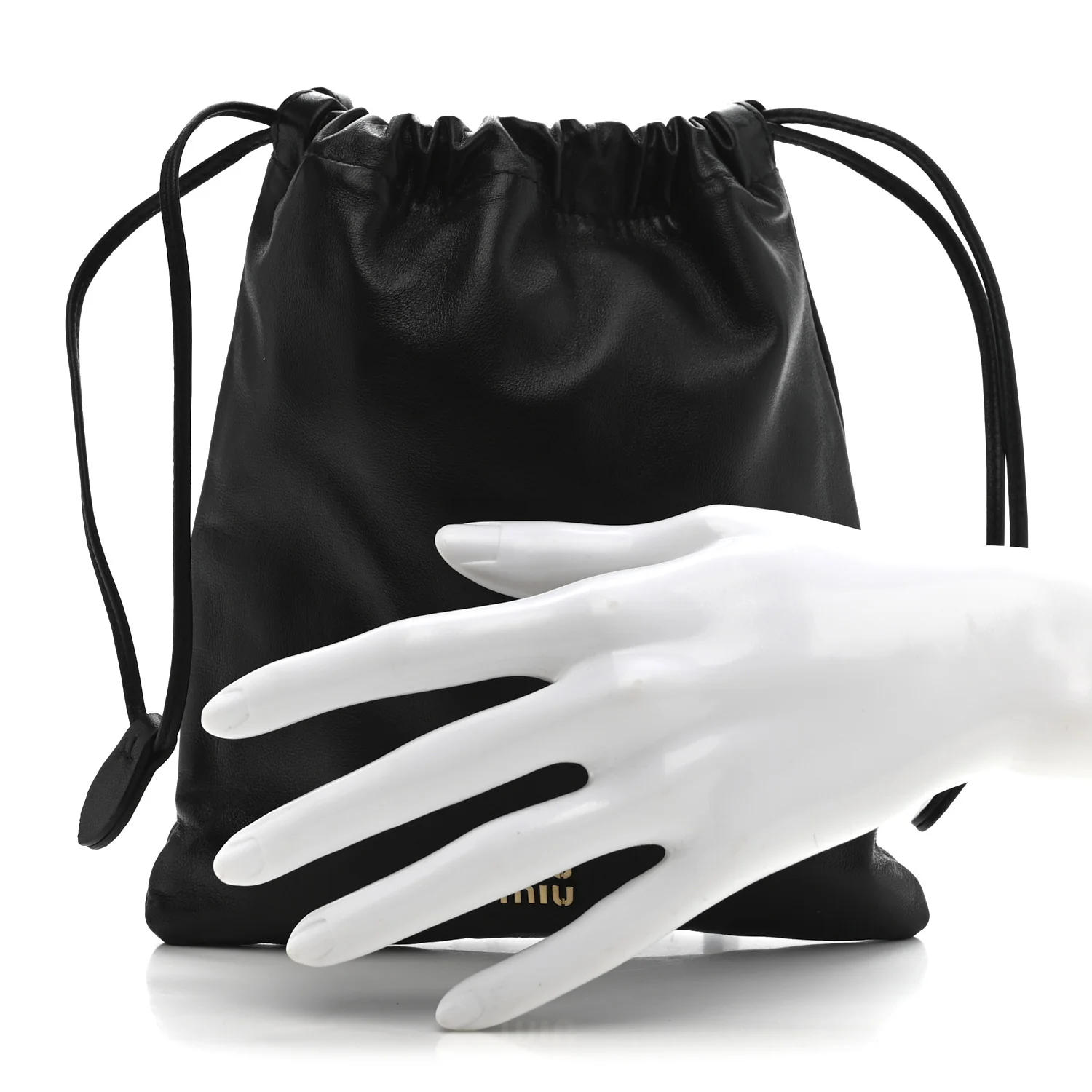 Nappa Pouch Black - Image 2