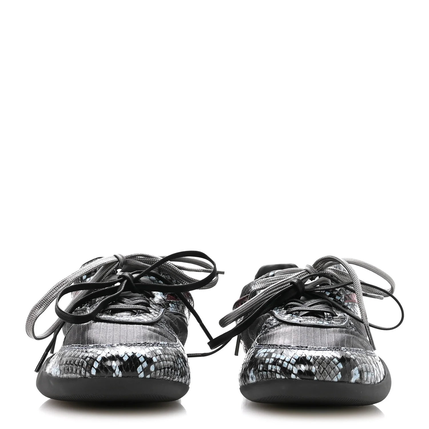 Nylon Technical Ayers Pitone Gymnasium Sneakers 38 Blue Multicolor - Image 3