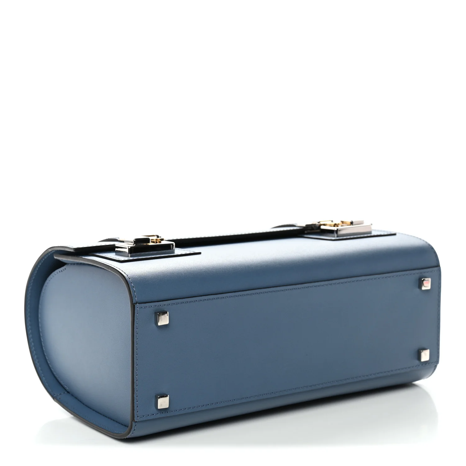 Box Calfskin Cabotin Blue - Image 3