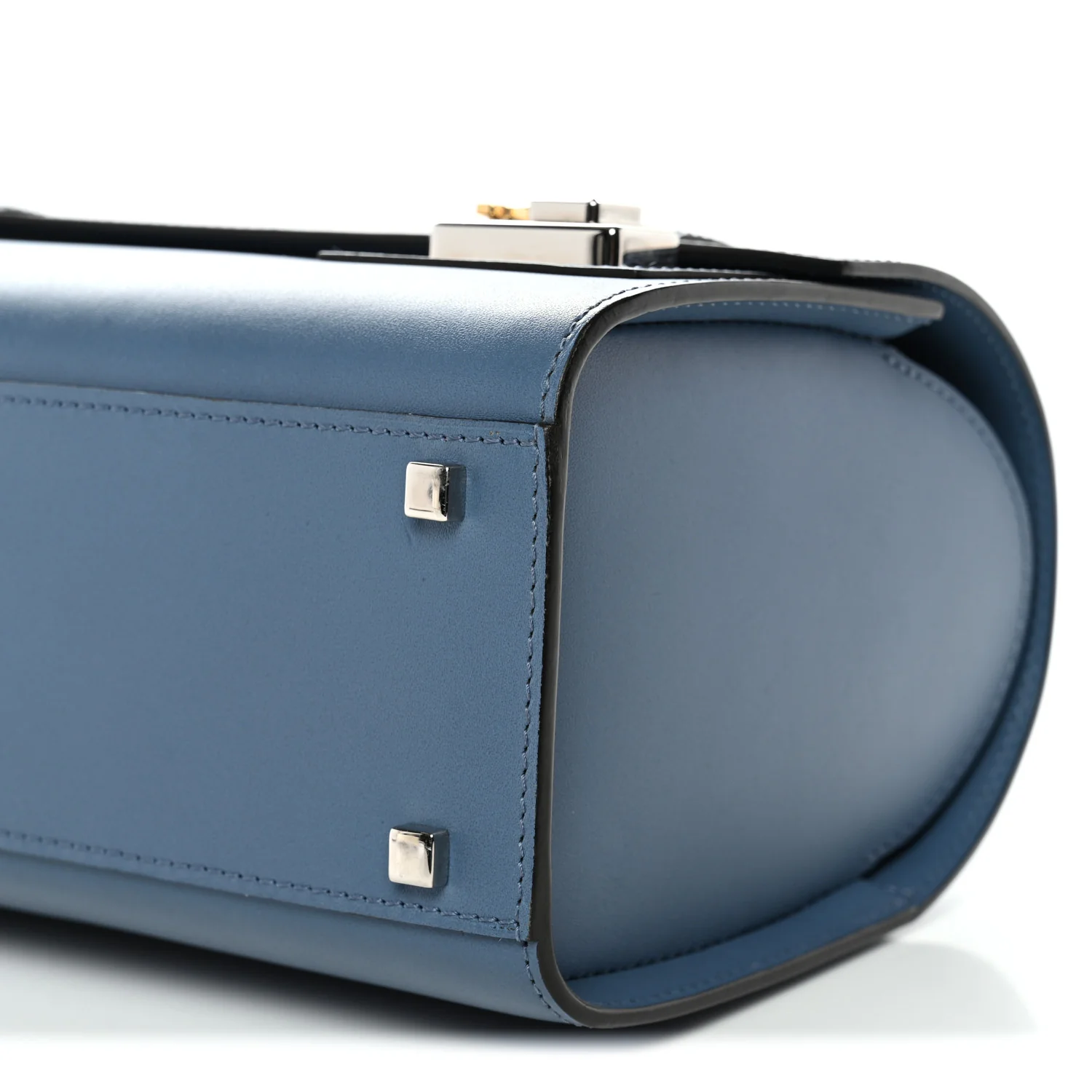 Box Calfskin Cabotin Blue - Image 8