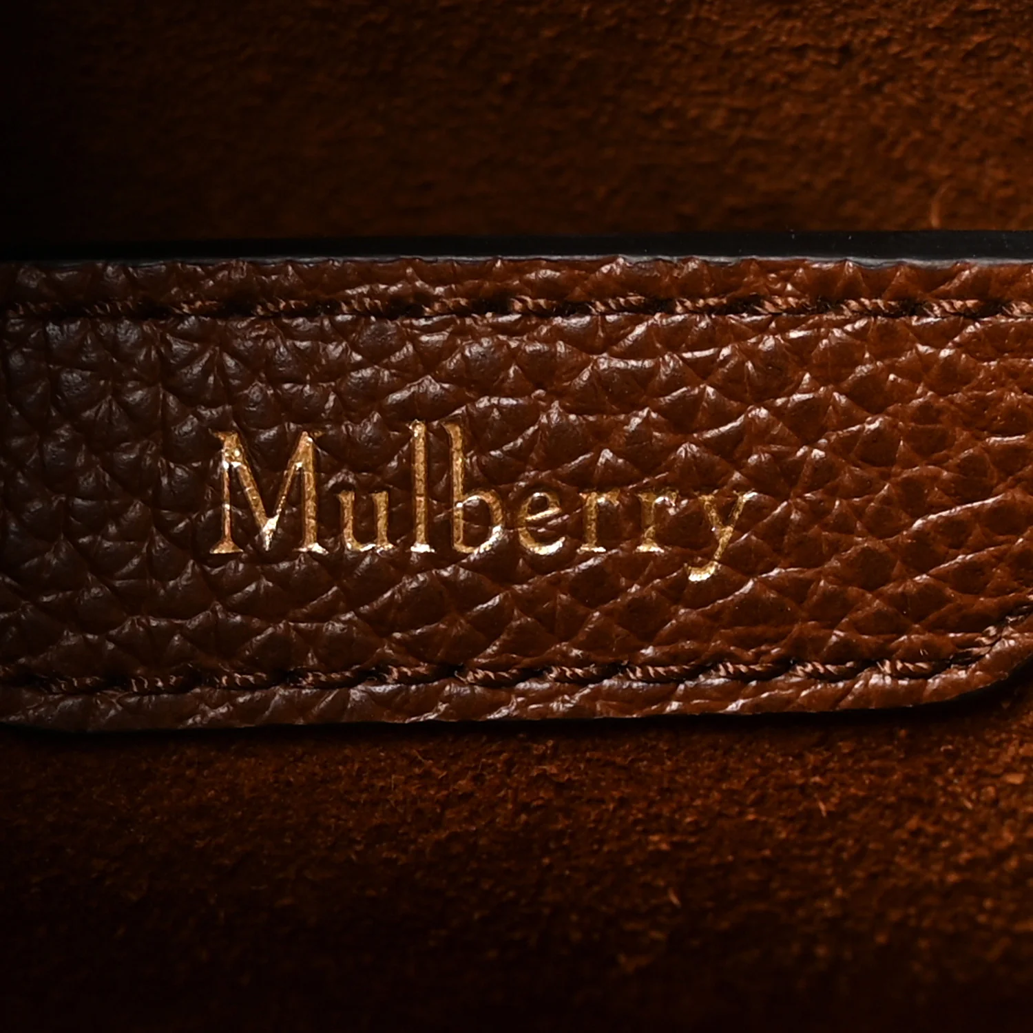 Grain Vegetable Tanned Calfskin Small Zipped Bayswater Oak - Image 6