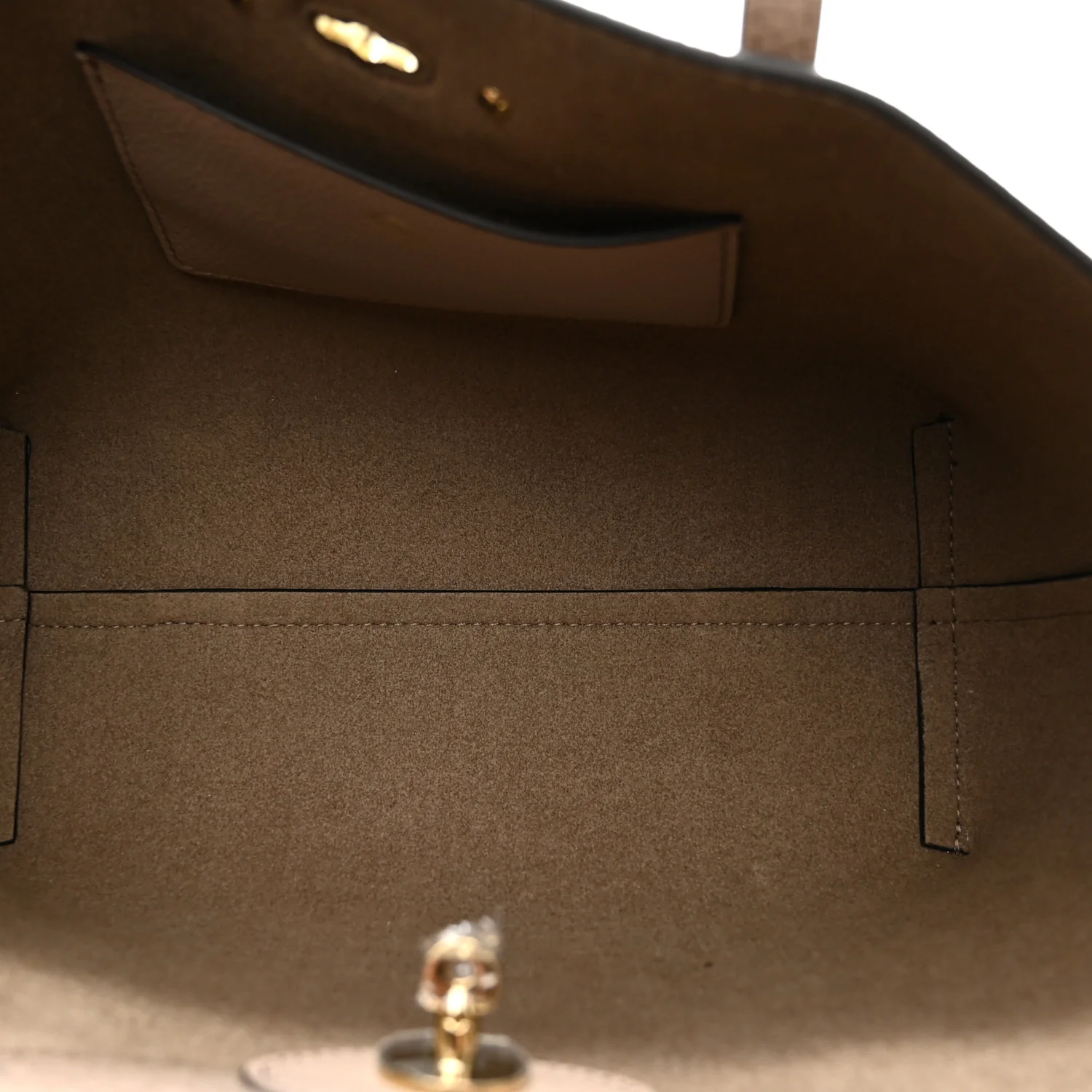 Heavy Grain Mini Bayswater Tote Cashmere Taupe - Image 5