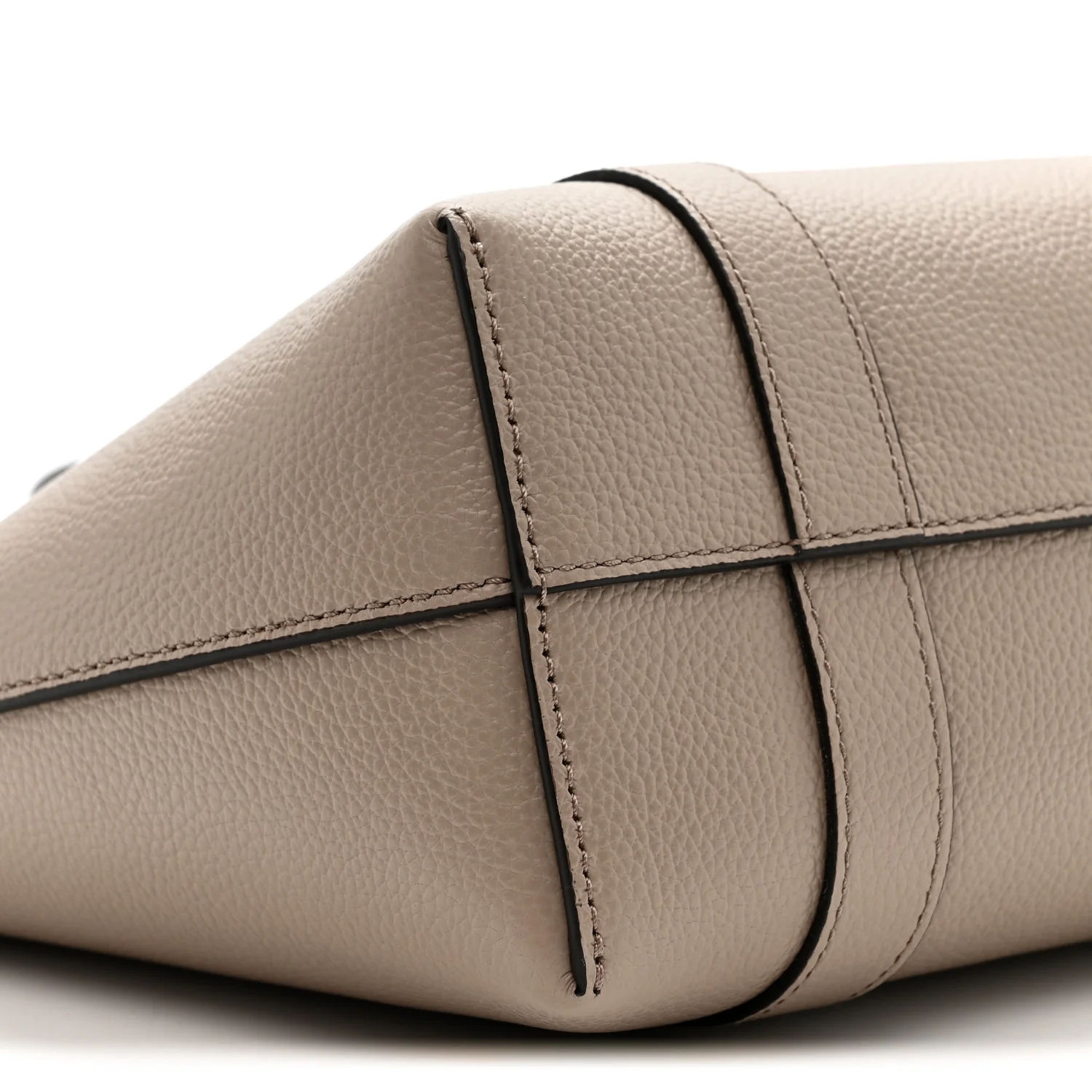 Heavy Grain Mini Bayswater Tote Cashmere Taupe - Image 9