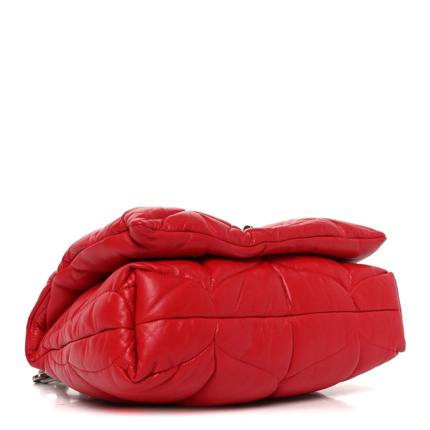 Nappa Pillow Quilted Softie Bag Lancaster Red - Image 4