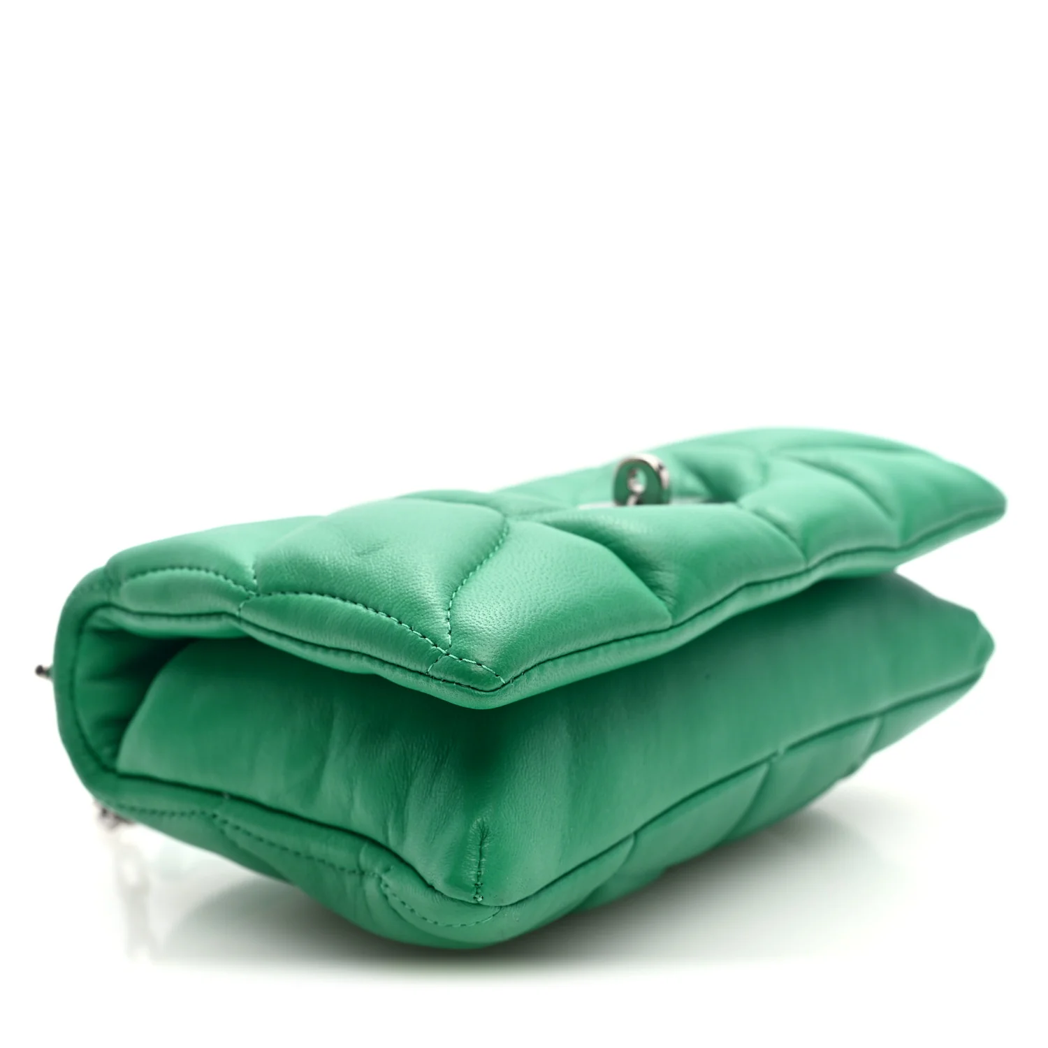 Nappa Pillow Quilted Tiny Softie Bag Lawn Green - Image 4