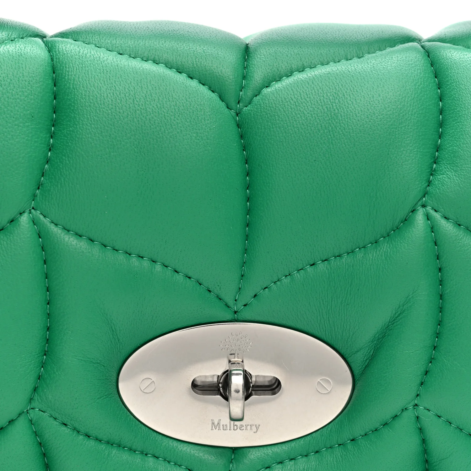 Nappa Pillow Quilted Tiny Softie Bag Lawn Green - Image 7