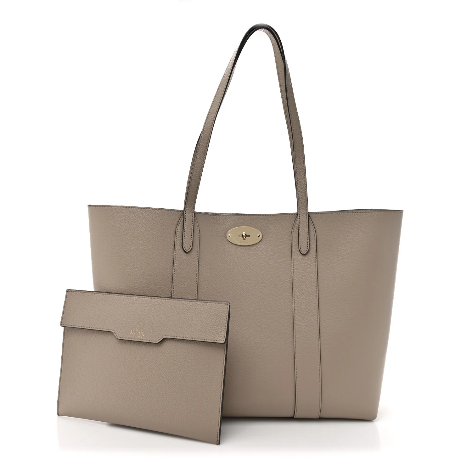 Small Classic Grain Bayswater Tote Cashmere Taupe - Image 3