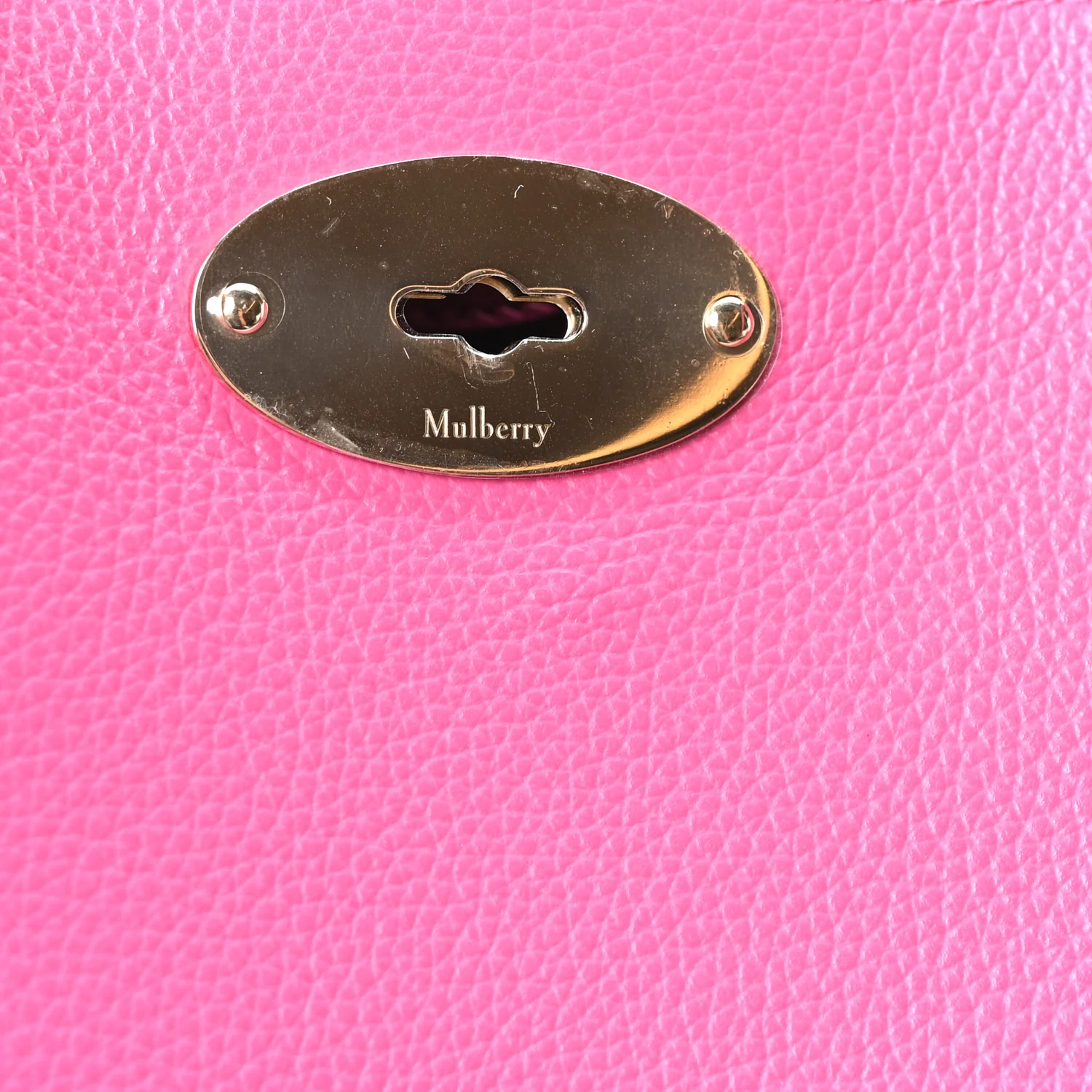 Small Classic Grain Bayswater Tote Pink - Image 7