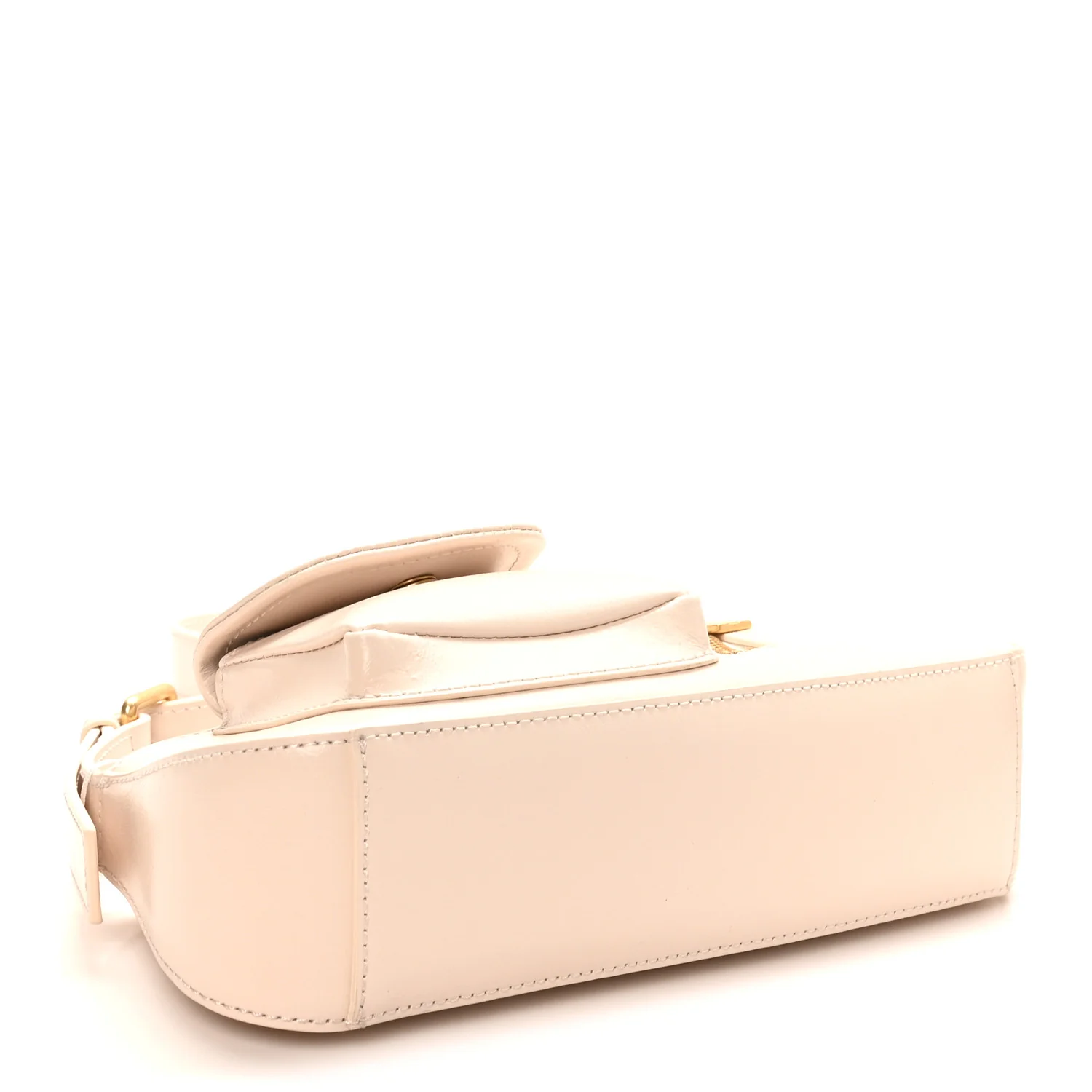 Calfskin Jitney Hobo Cream - Image 4