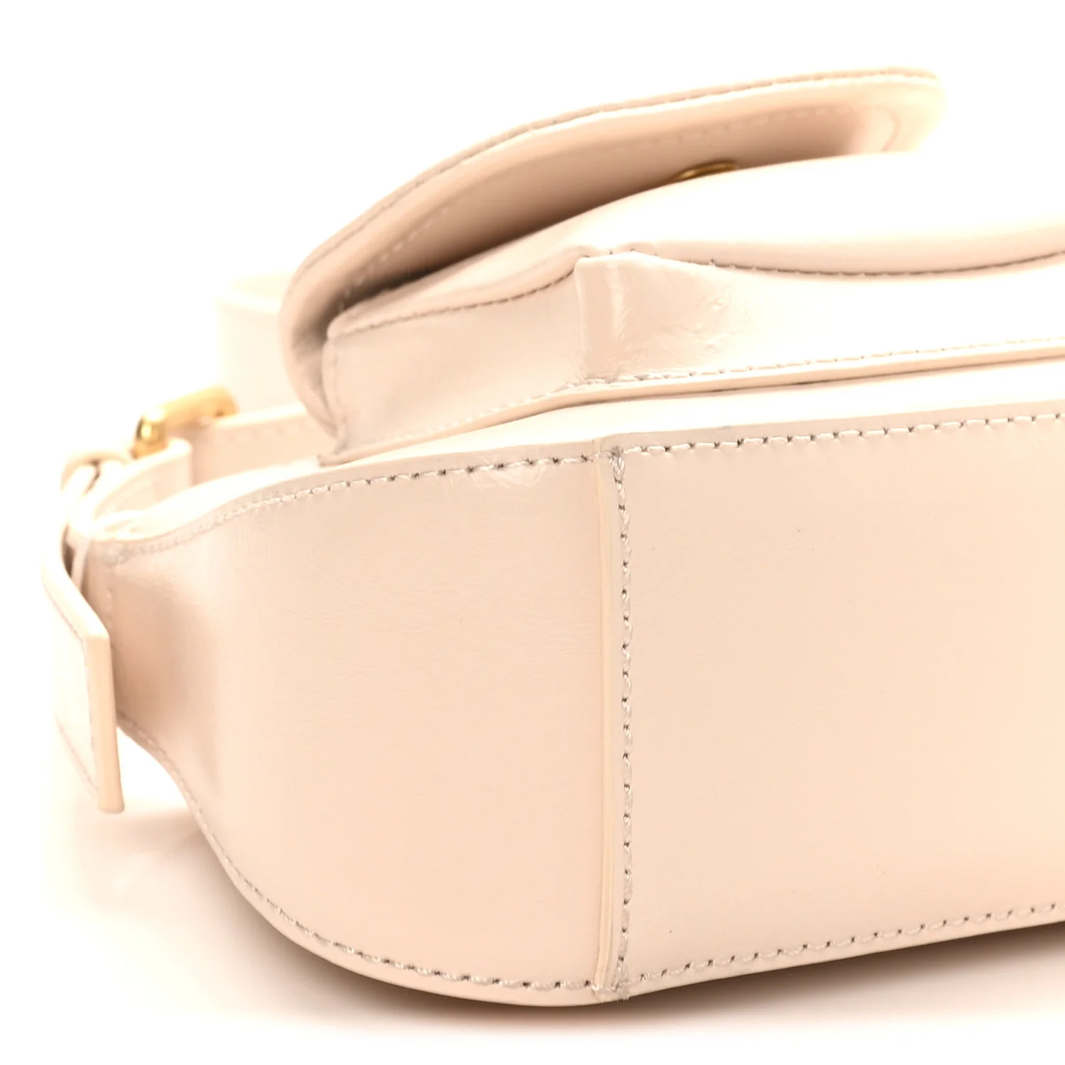 Calfskin Jitney Hobo Cream - Image 8