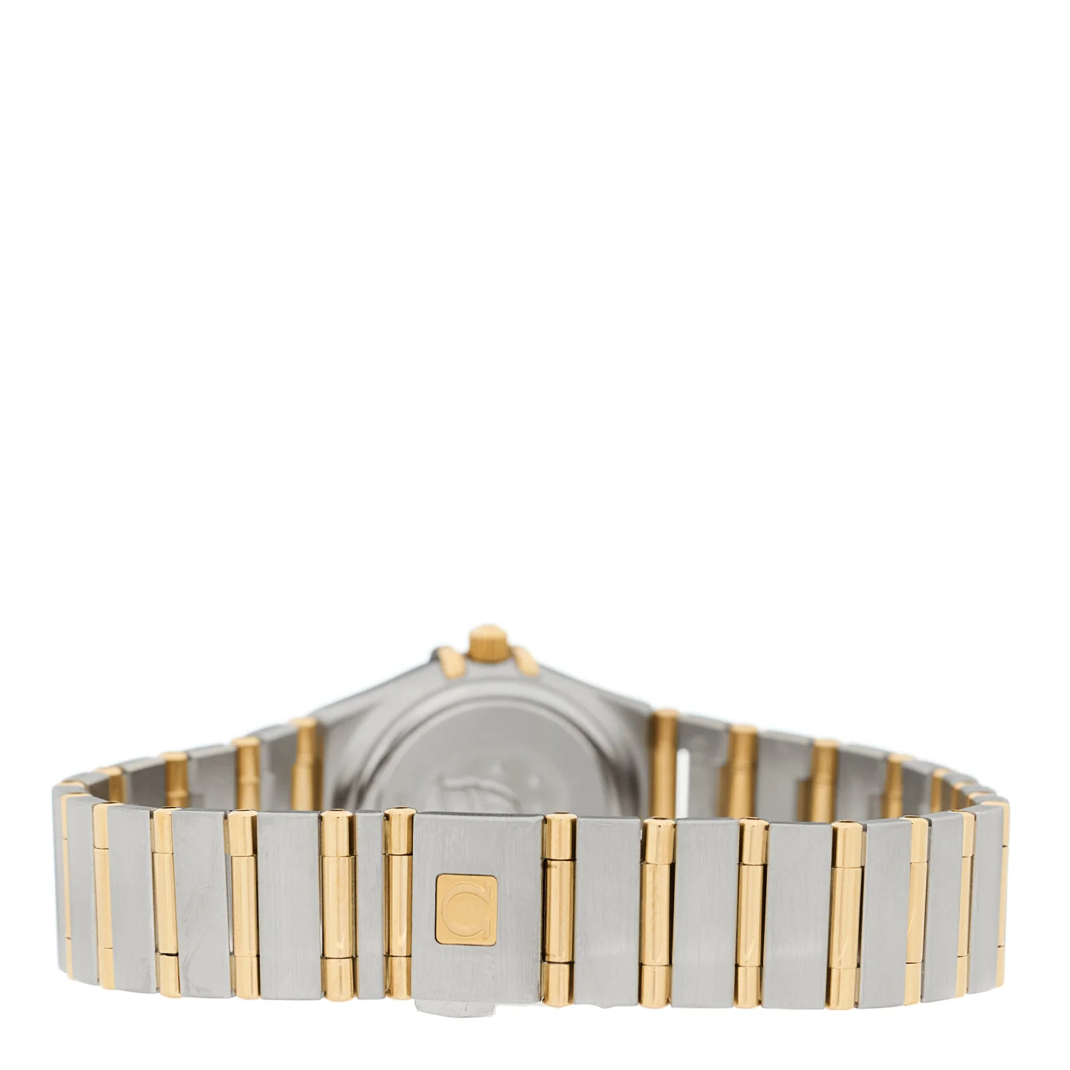 Stainless Steel 18K Yellow Gold Diamond Mother of Pearl 22mm Constellation Quartz Watch 1262.75 - Image 3