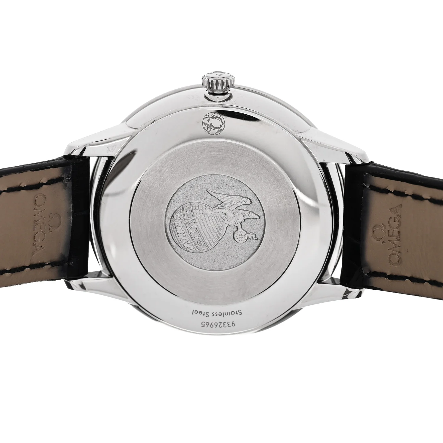 Stainless Steel Alligator 30mm De Ville Prestige Quartz Watch Silver 434.10.30.60.06.001 - Image 4