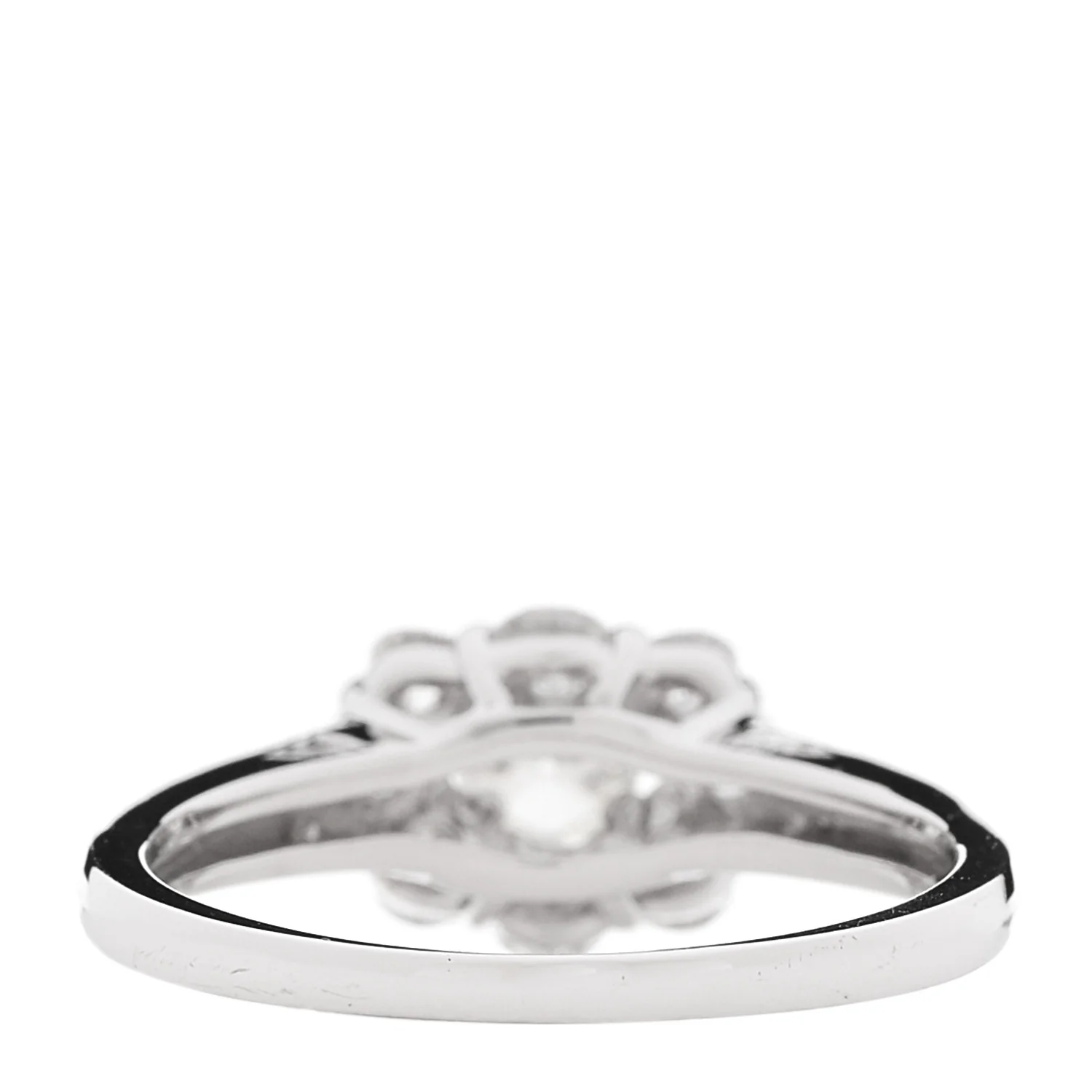 18K White Gold Diamond .30ctw Ring 56 7.75 - Image 4