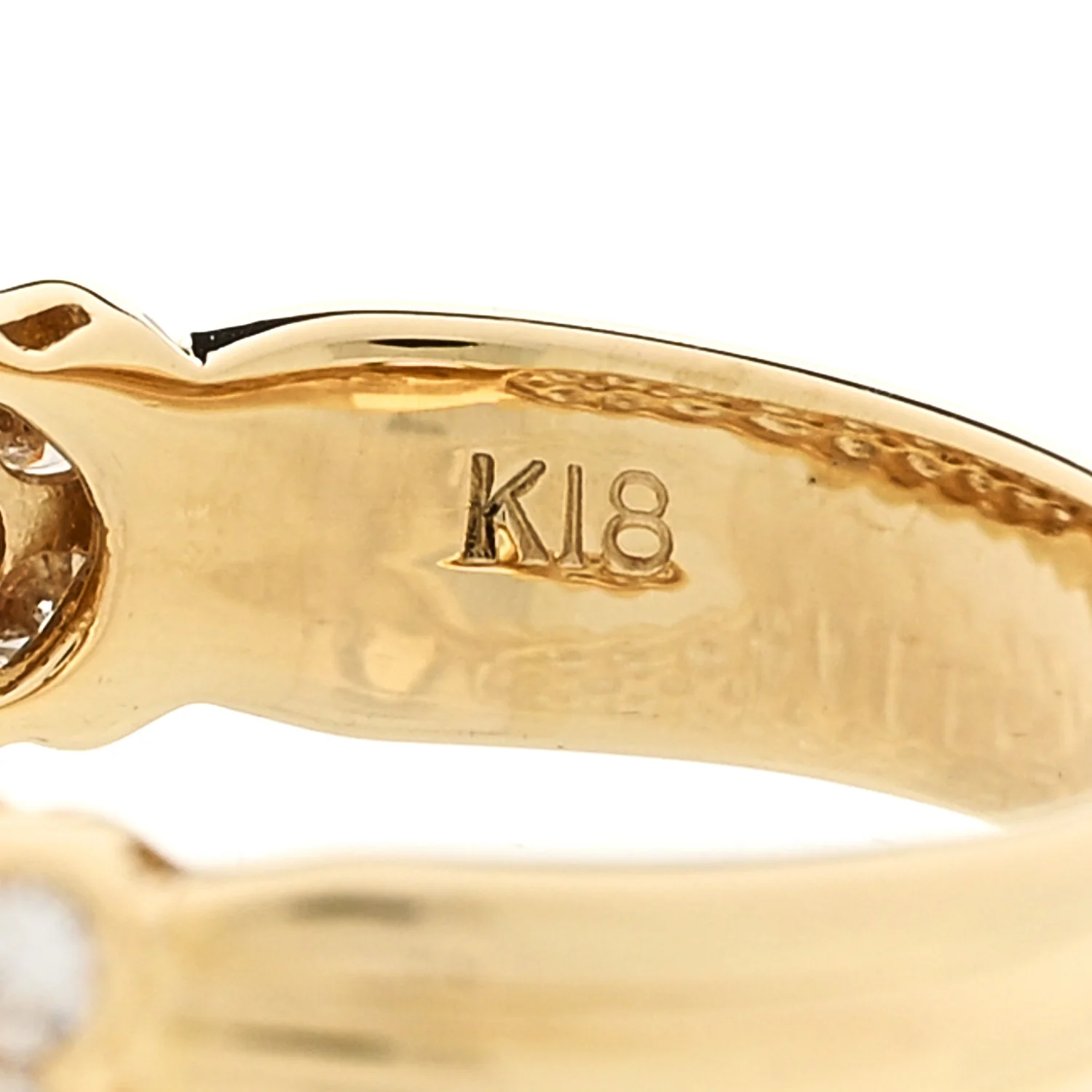 18K Yellow Gold Diamond 1.83ctw Ring  56 7.5 - Image 9