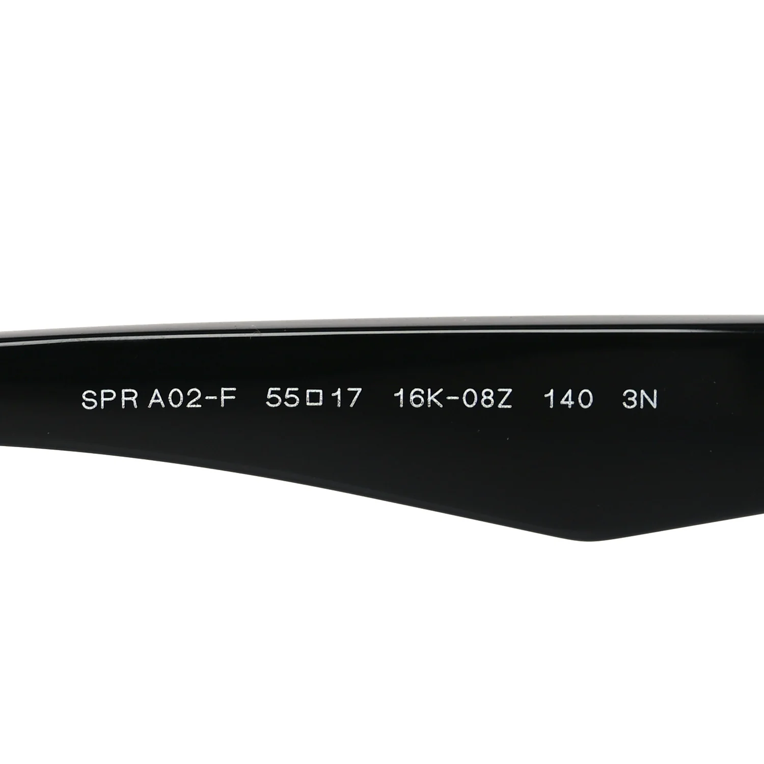 Acetate Logo Sunglasses SPR A02-F Black - Image 6