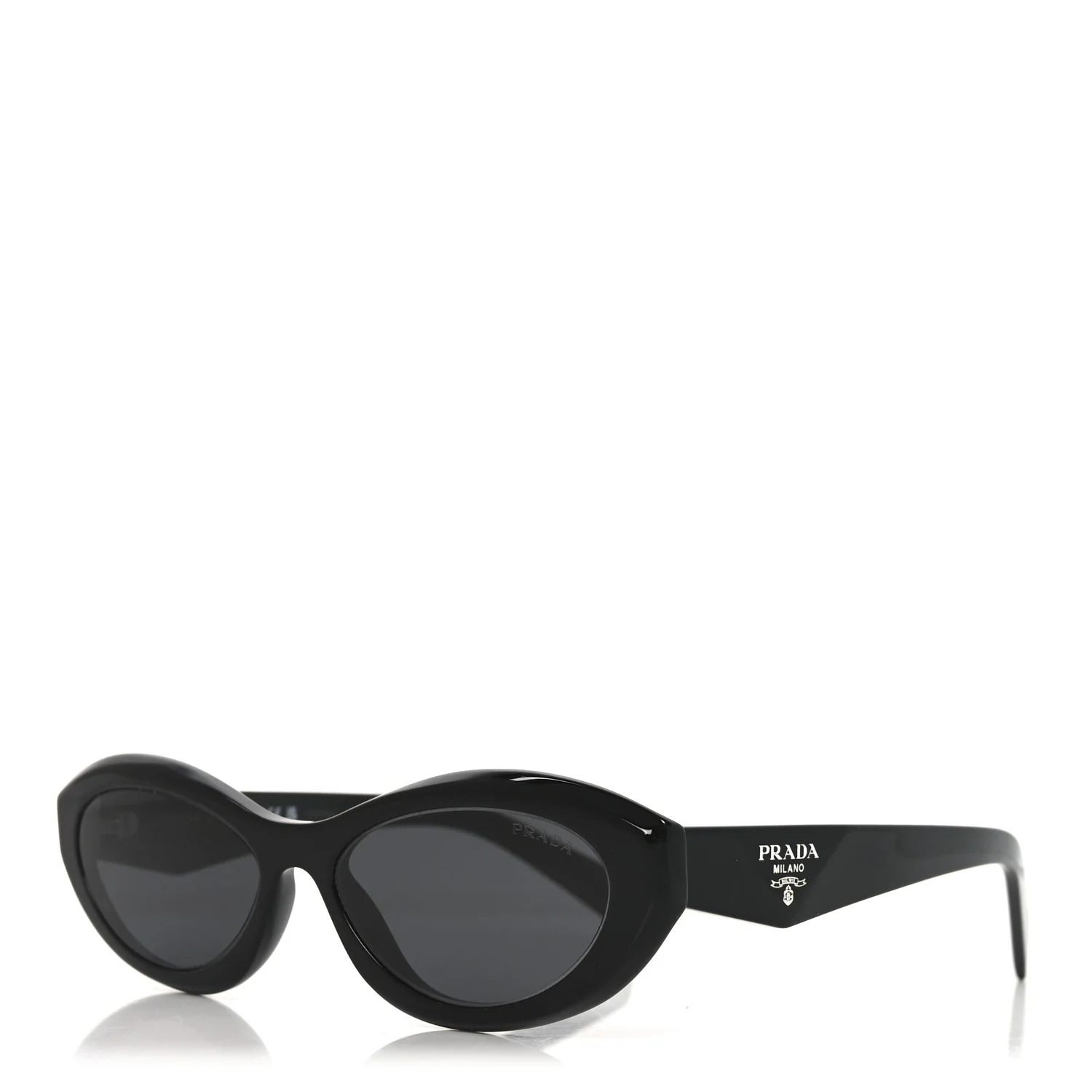 Acetate Oval Sunglasses SPR 26Z Black
