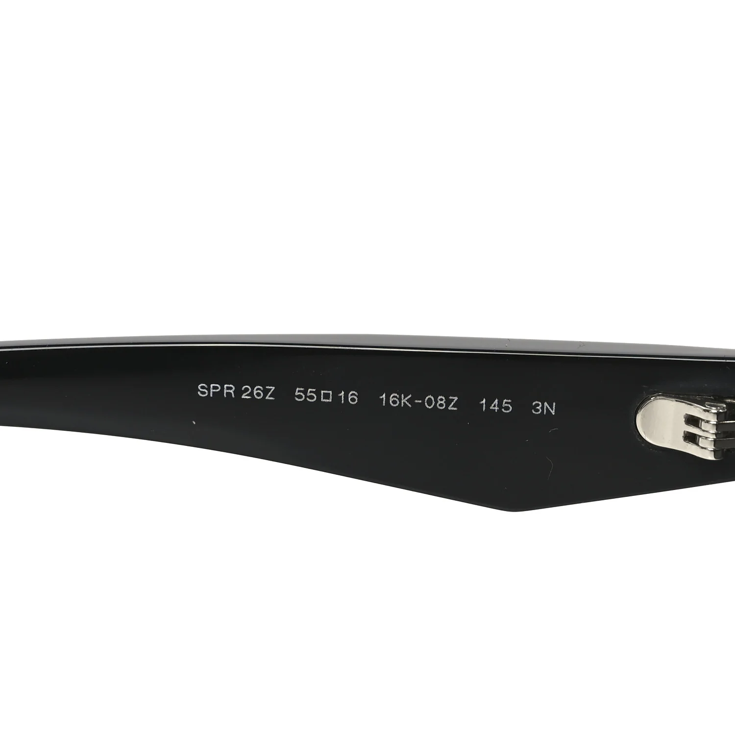 Acetate Oval Sunglasses SPR 26Z Black - Image 6