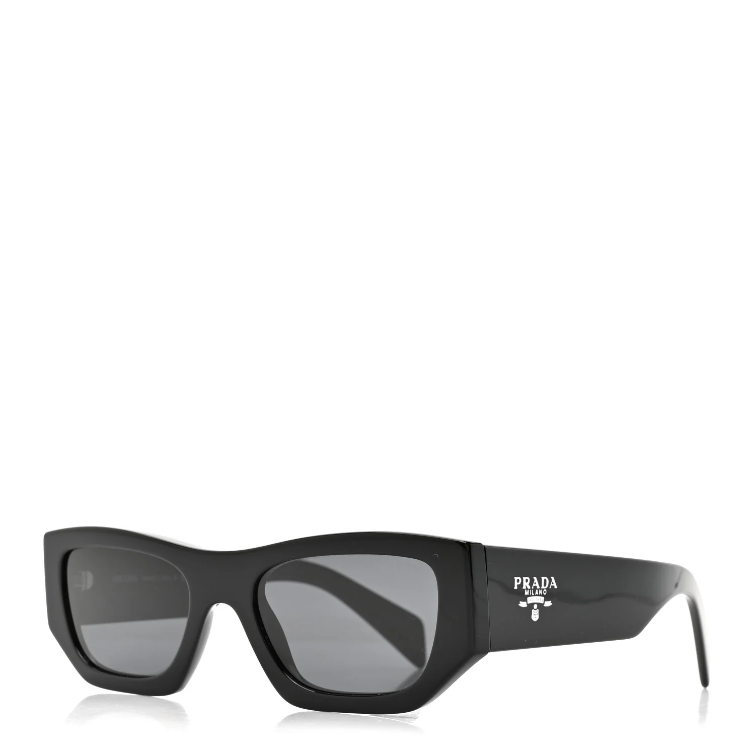 Acetate Pillow Sunglasses SPR A01 Black