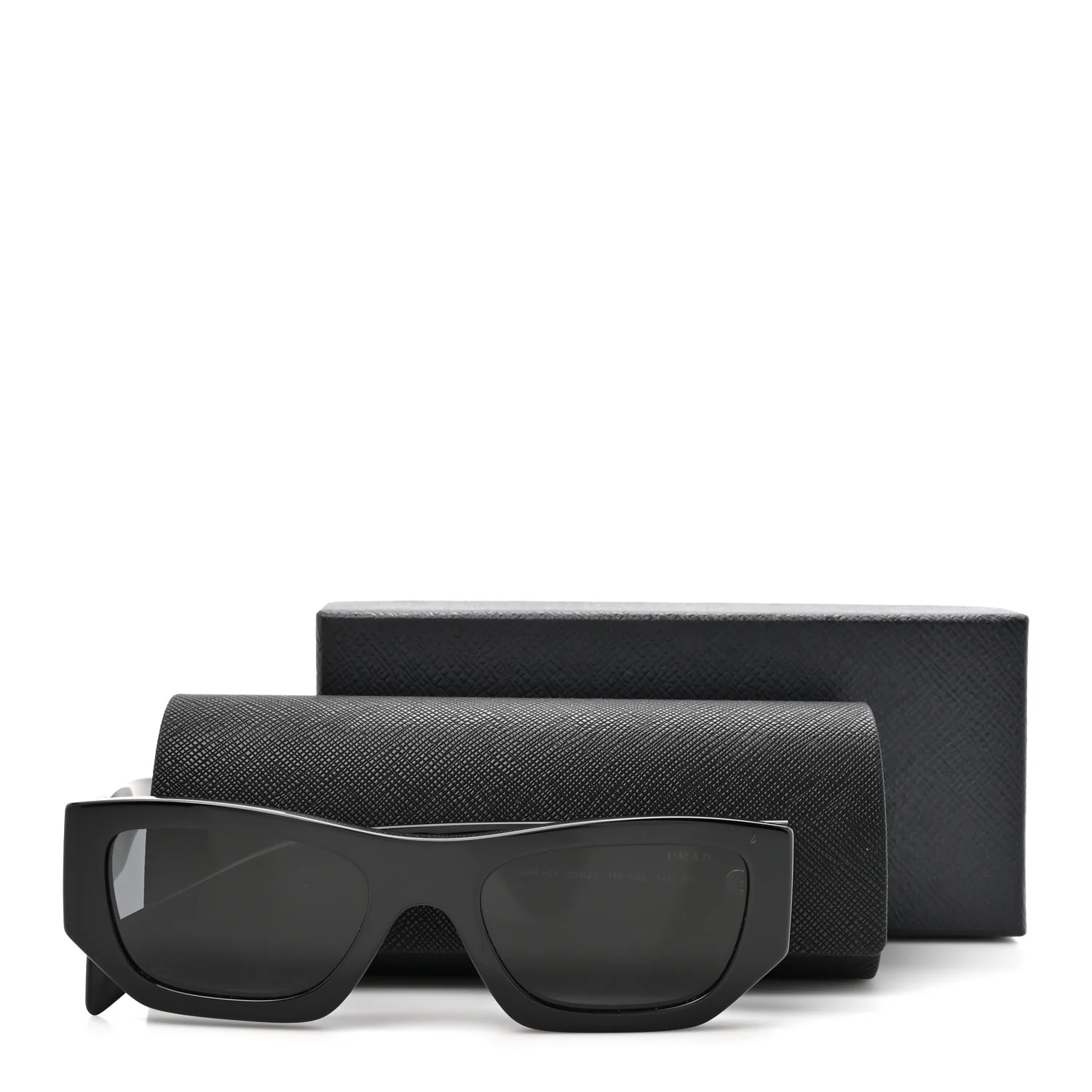 Acetate Pillow Sunglasses SPR A01 Black - Image 8