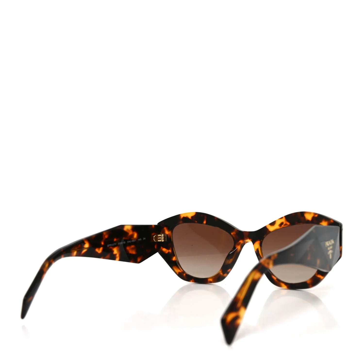 Acetate Symbole Sunglasses SPR 07Y Brown - Image 4