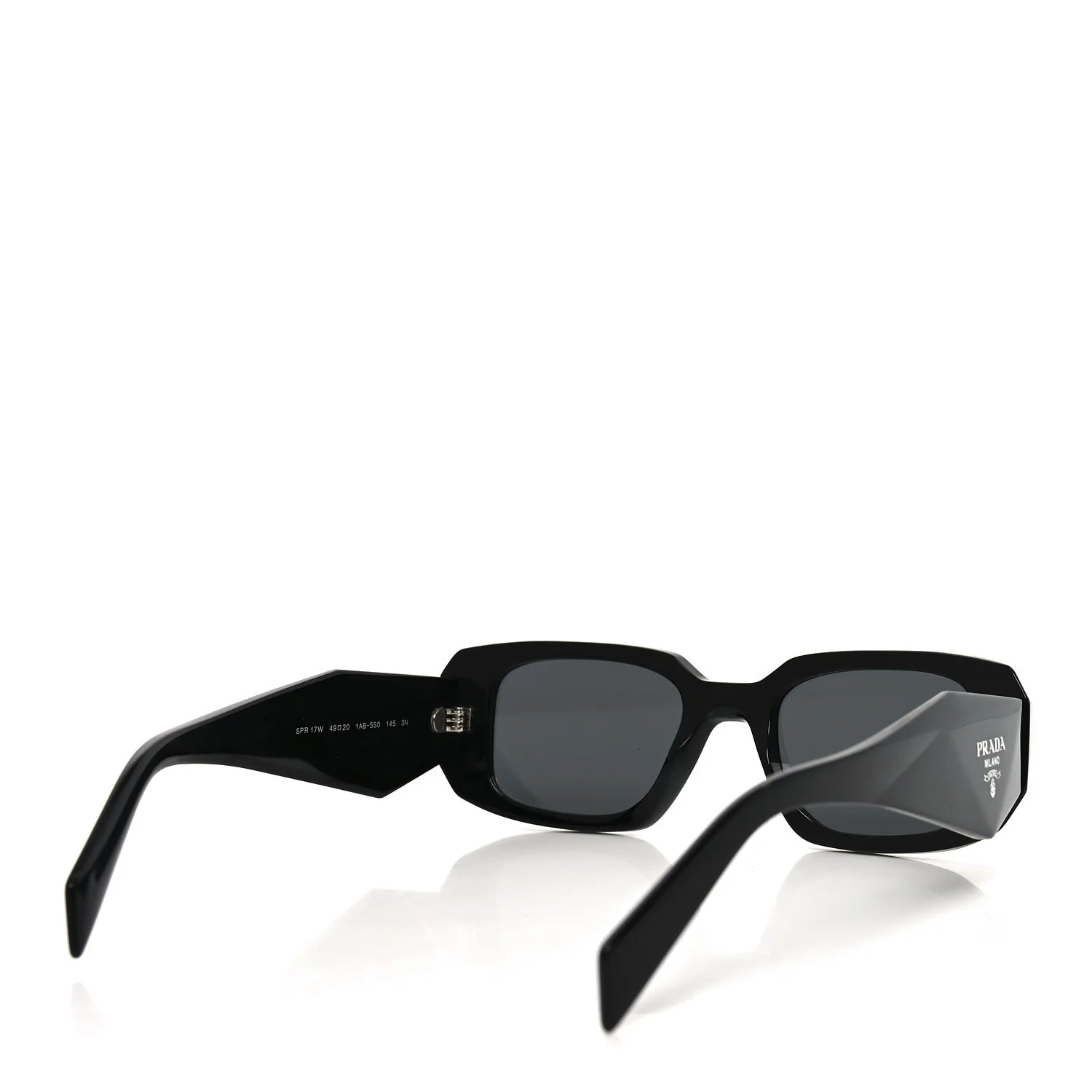 Acetate Symbole Sunglasses SPR 17W Black - Image 4