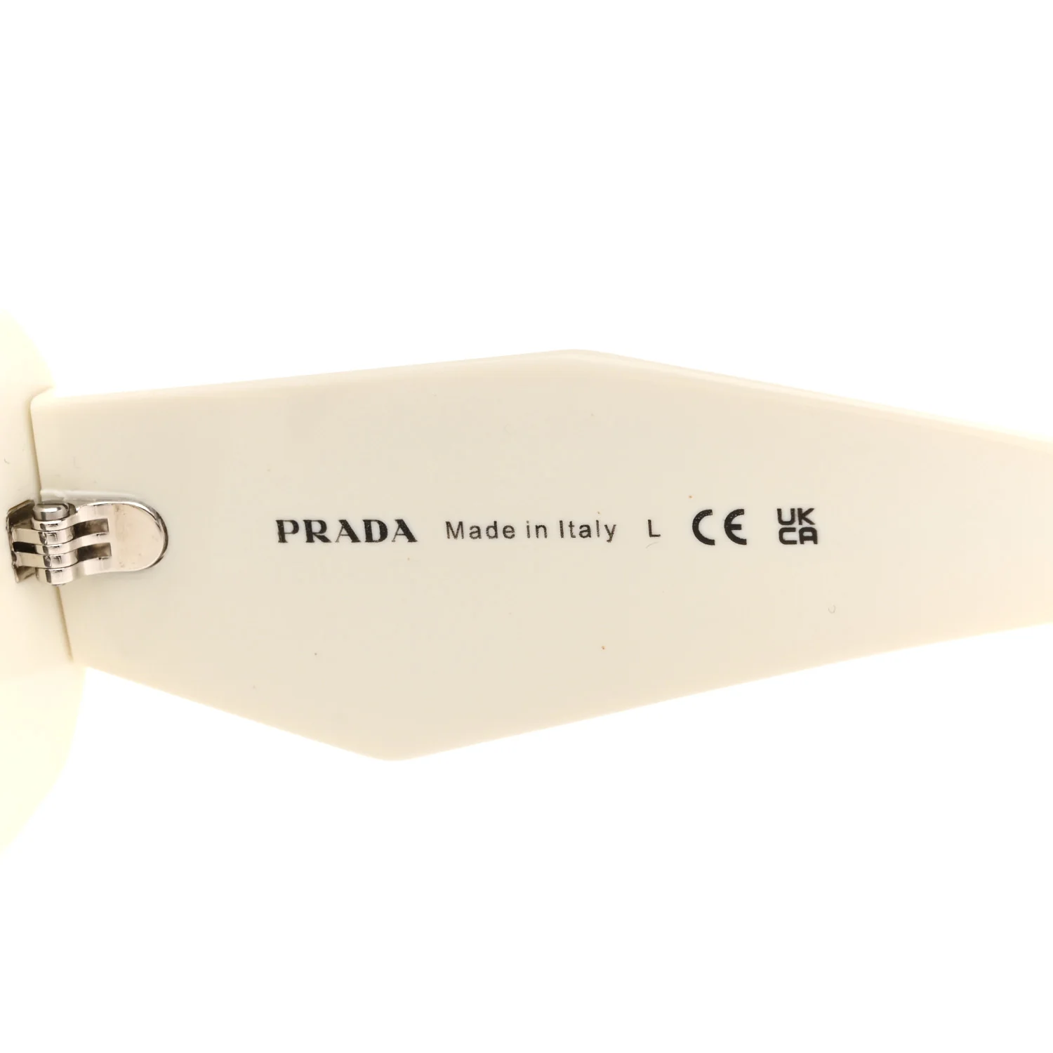 Acetate Symbole Sunglasses SPR 17W White - Image 5