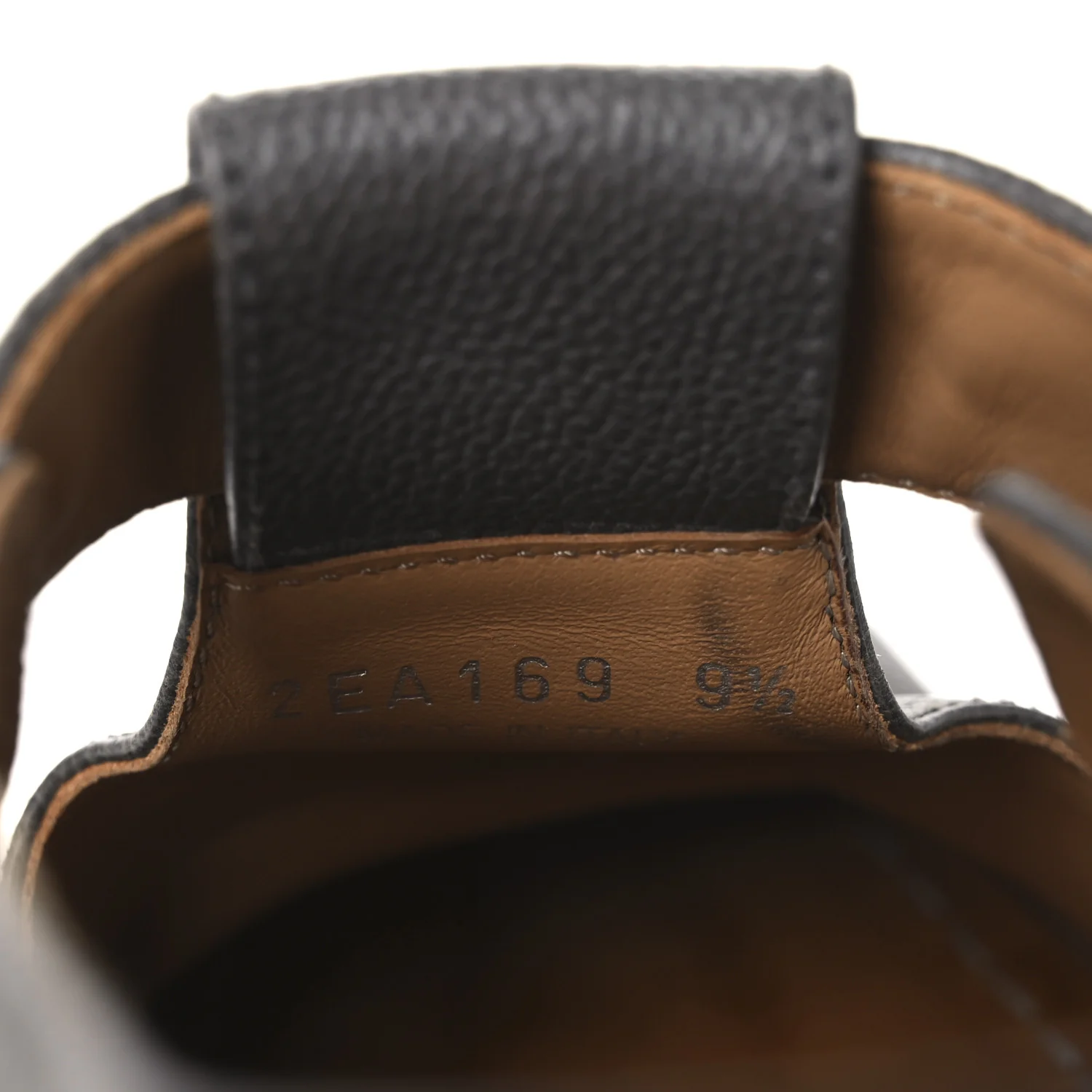 Antique Calfskin Mens Buckle Loafers 9.5 Mercurio - Image 10