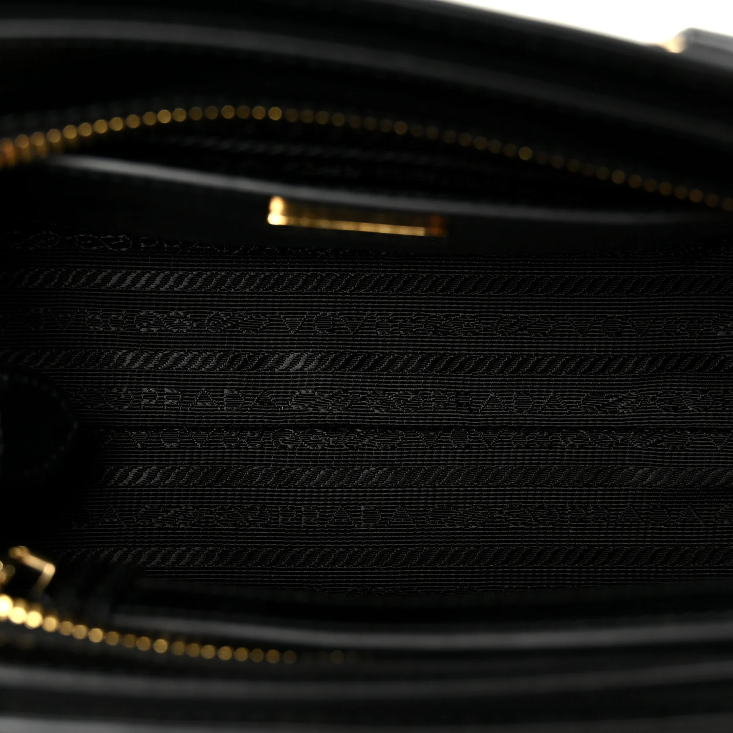 Brushed Calfskin Mini Zippered Crossbody Tote Black - Image 5