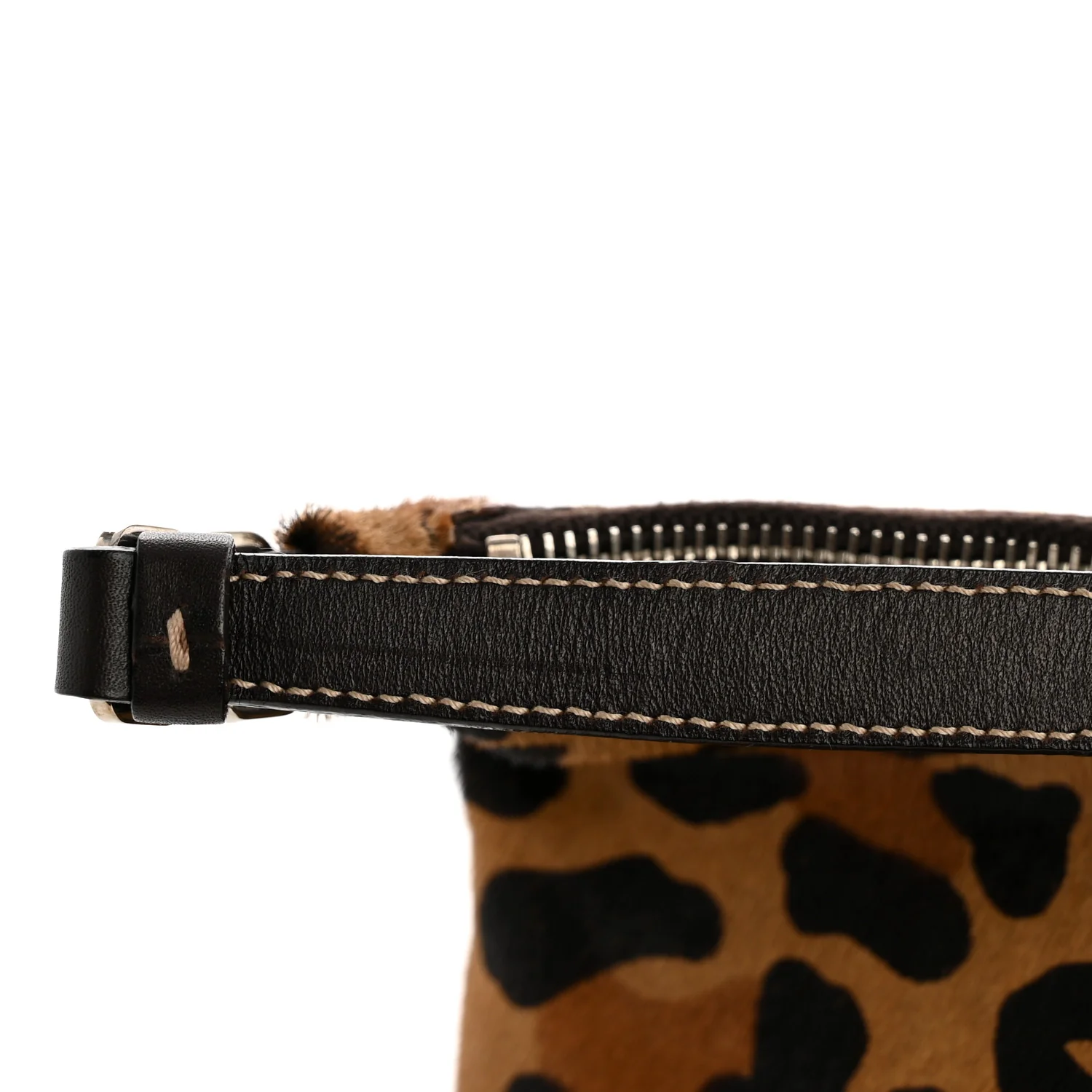 Calf Hair Leopard Print Bag - Image 13