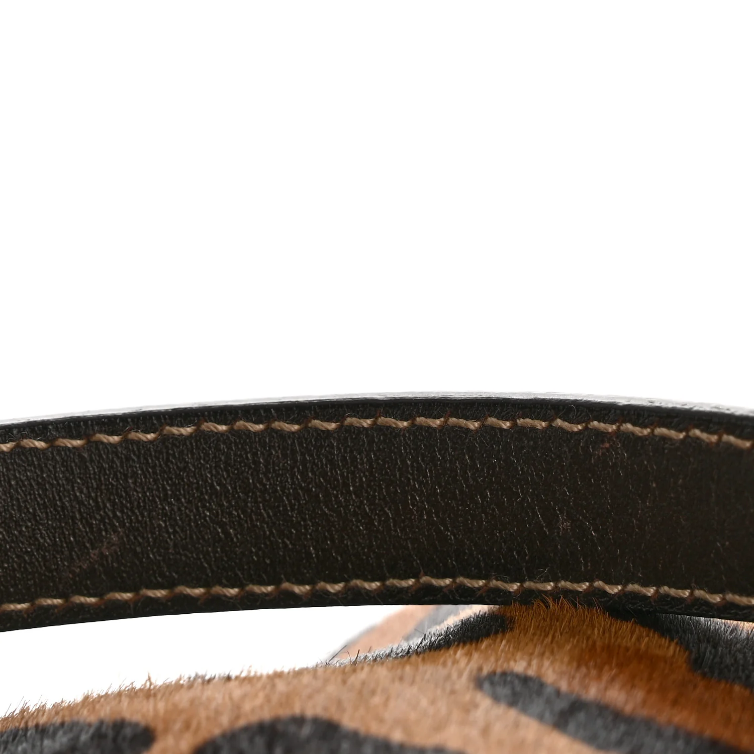 Calf Hair Leopard Print Bag - Image 14