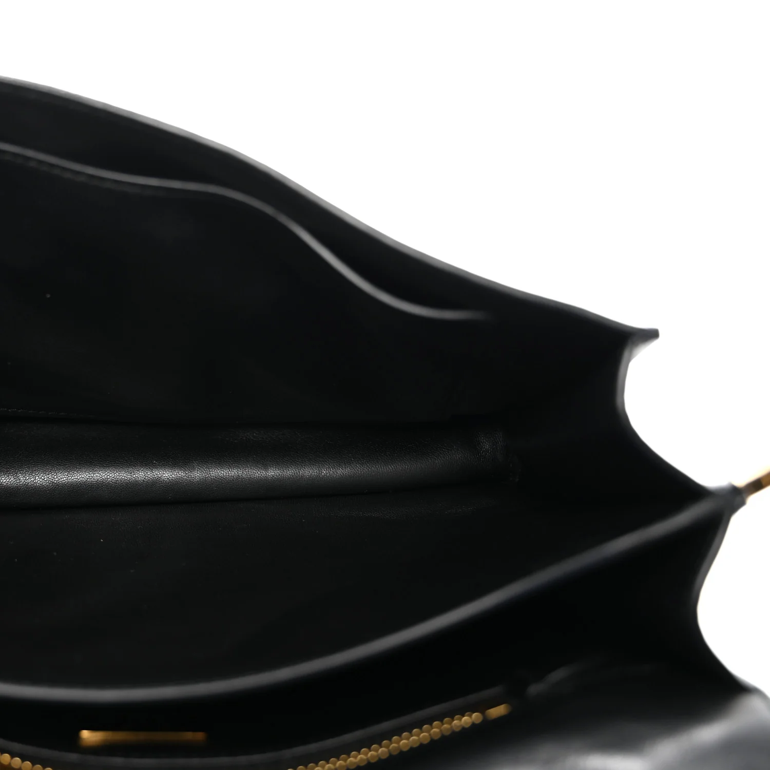 Calfskin Soft Sound Charms Shoulder Bag Black - Image 5