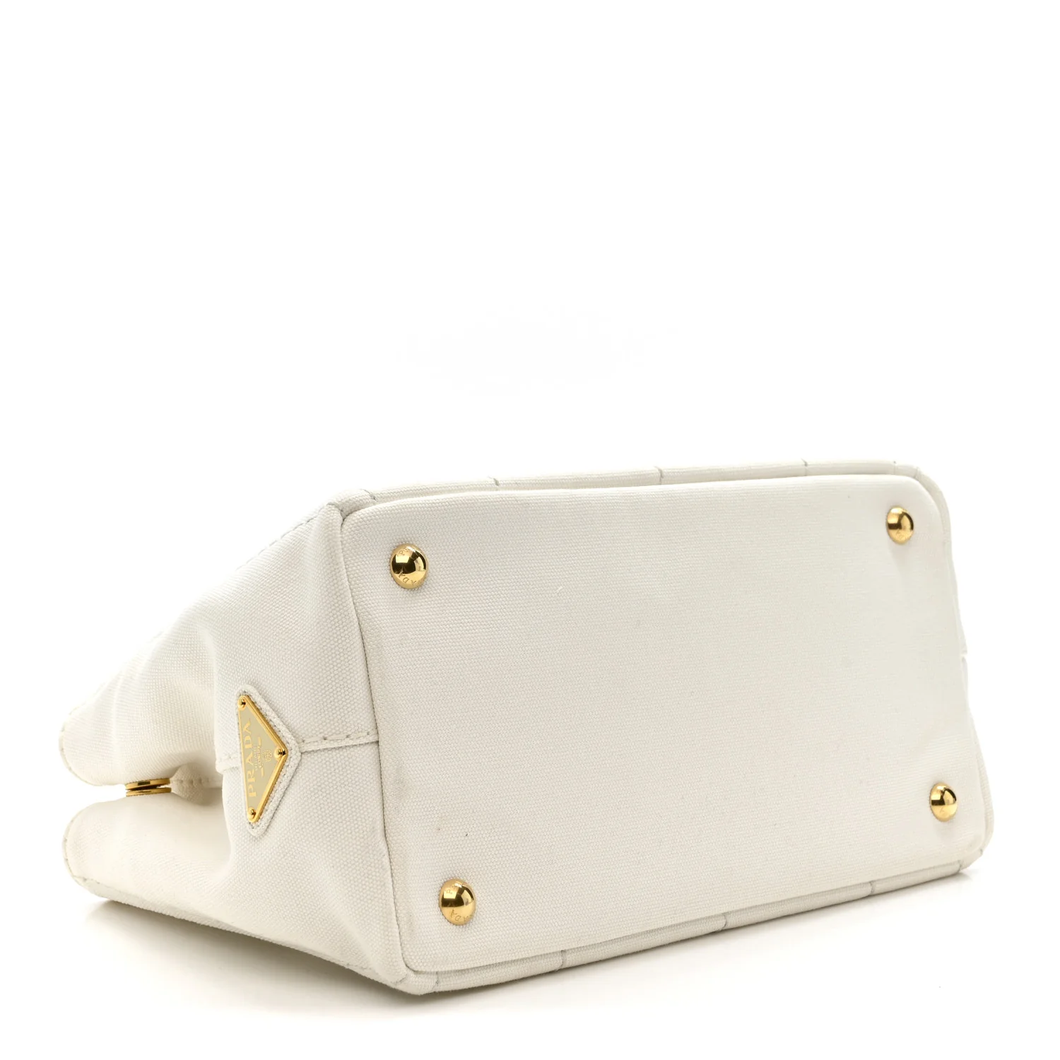 Canapa Small Logo Tote Bianco Blue - Image 4