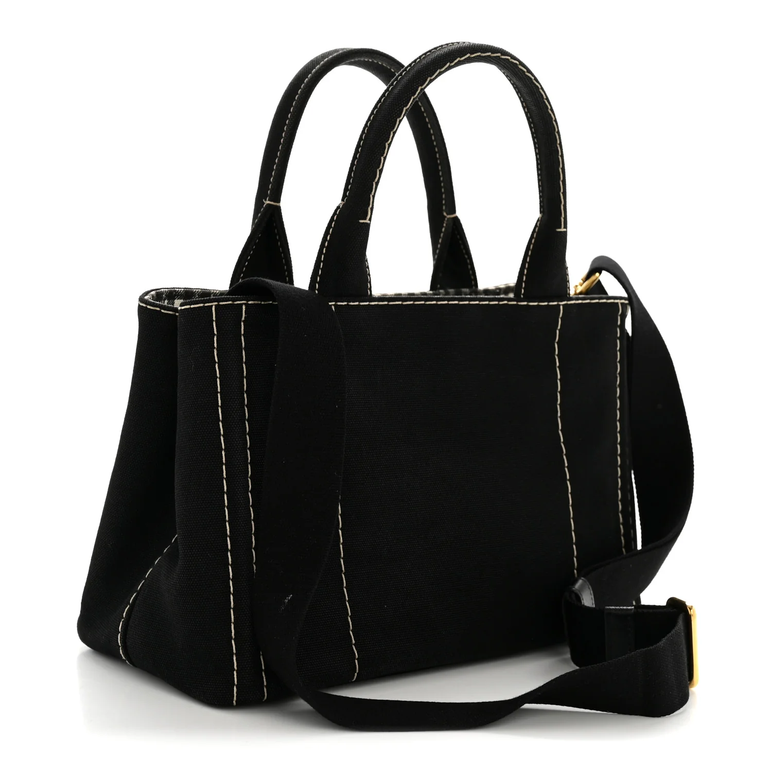 Canapa Small Logo Tote Black Talco - Image 3