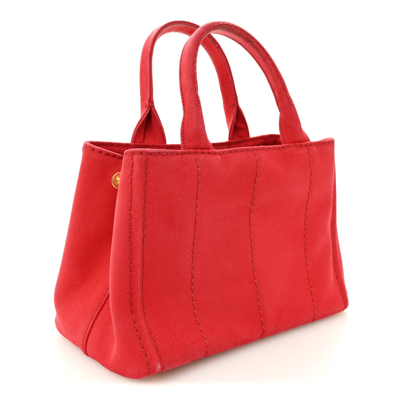 Canapa Small Logo Tote Rosso - Image 3