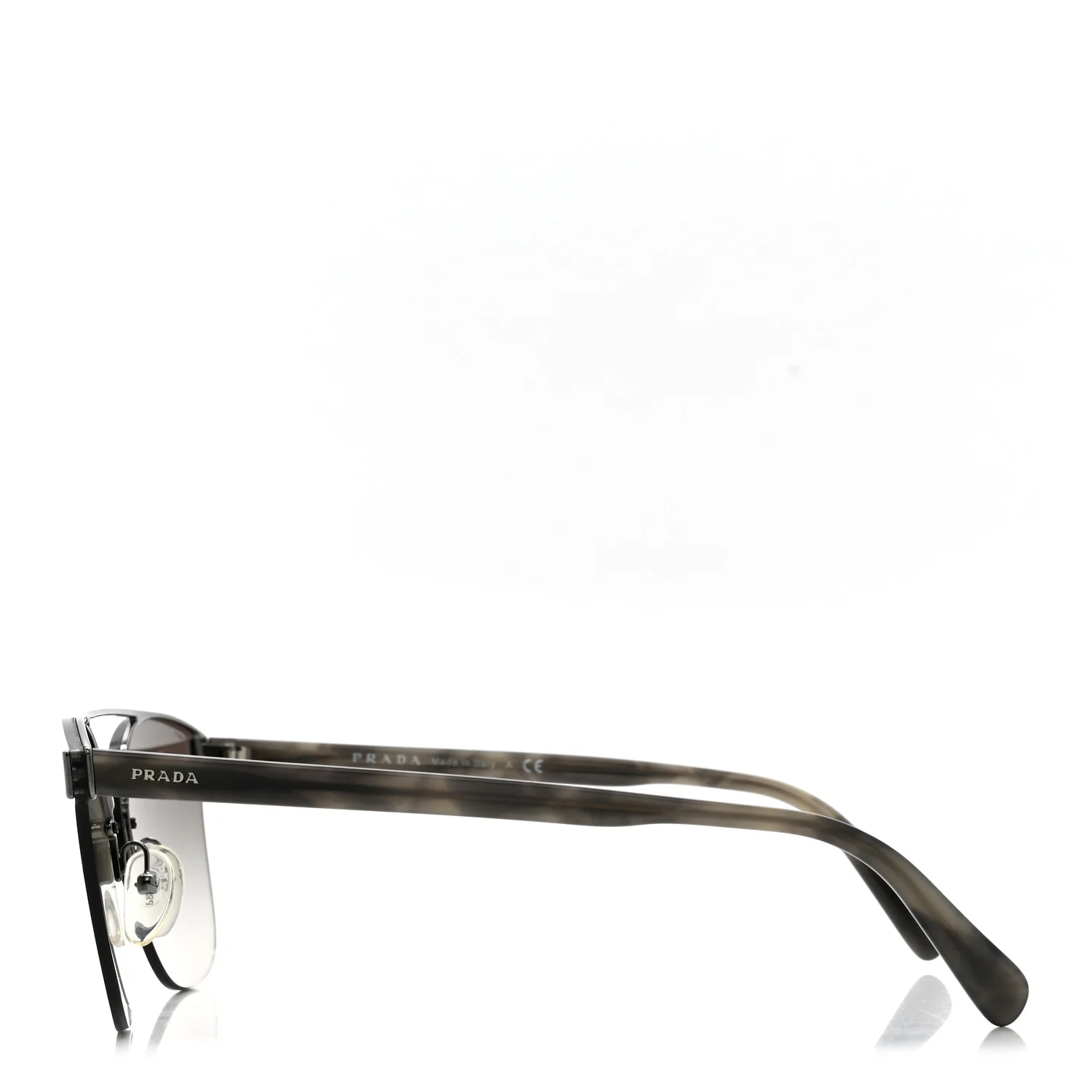 Cat Eye Sunglasses SPR 67T Silver - Image 3