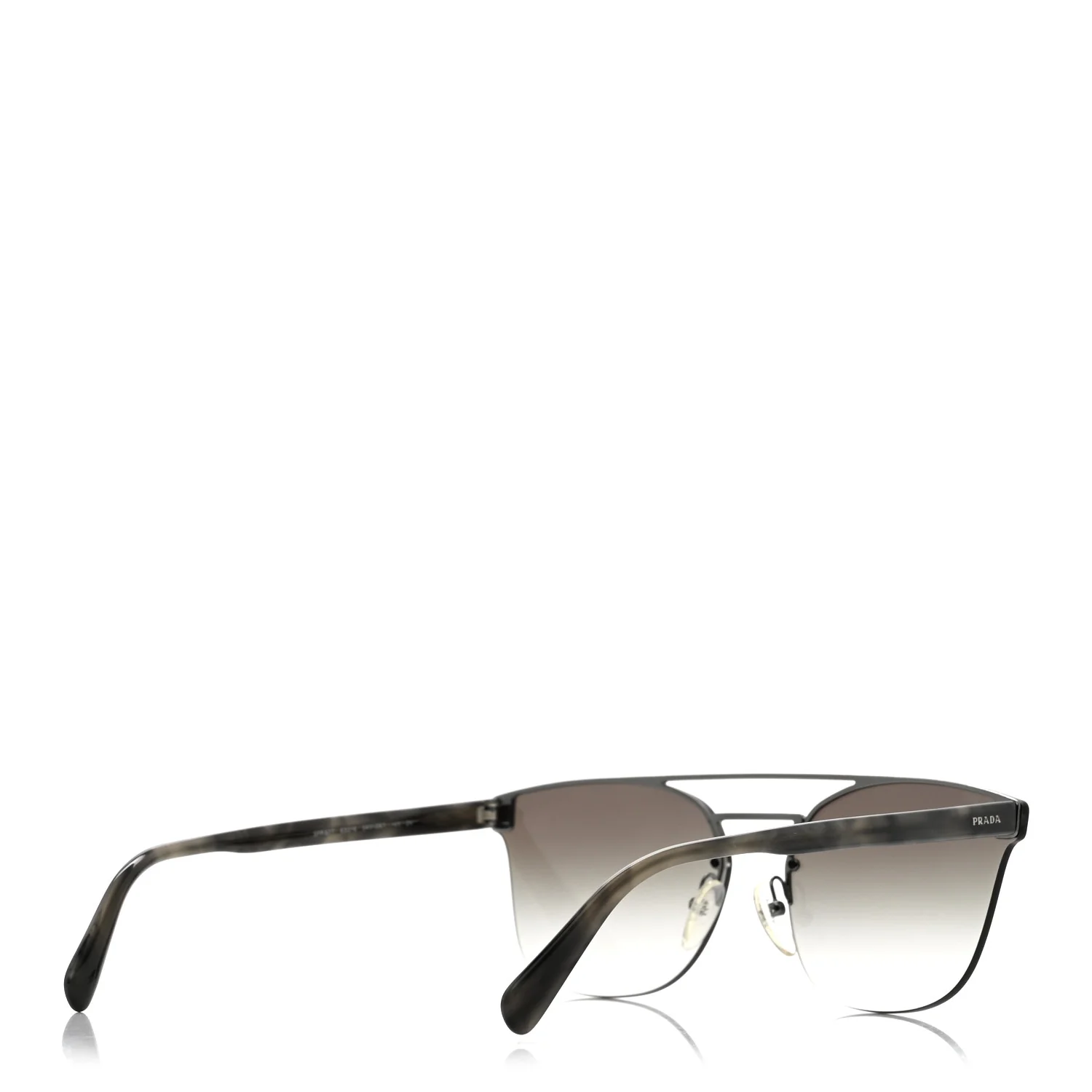 Cat Eye Sunglasses SPR 67T Silver - Image 4