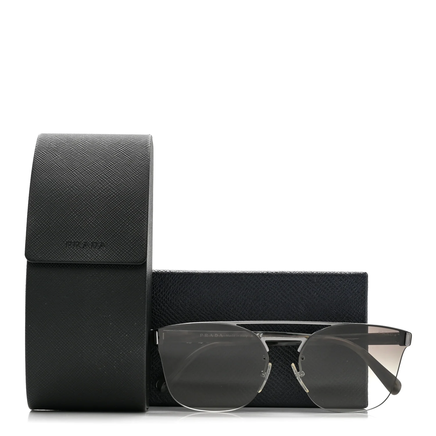 Cat Eye Sunglasses SPR 67T Silver - Image 8
